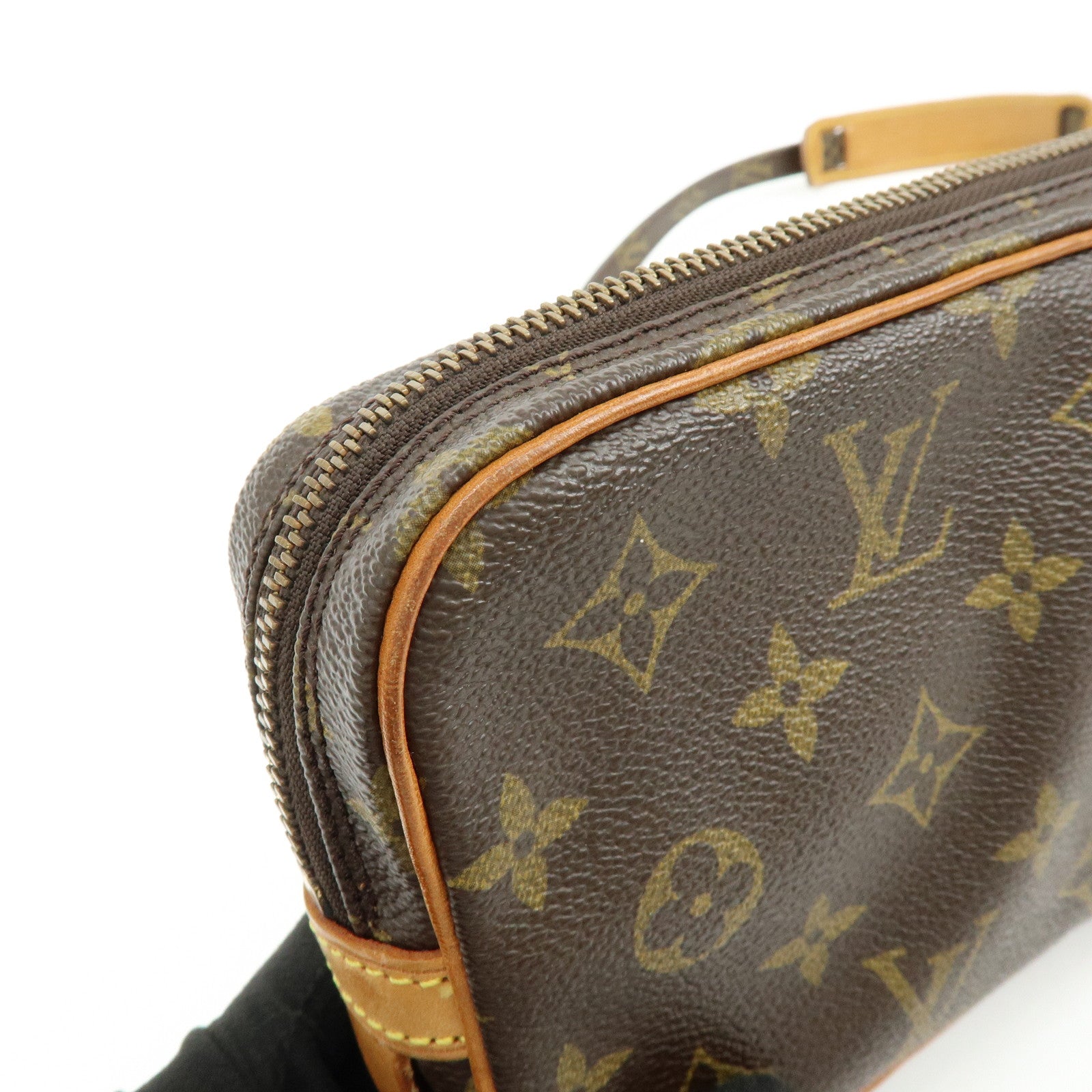 Louis Vuitton Monogram Pochette Marly Bandouliere Bag Brown M51828