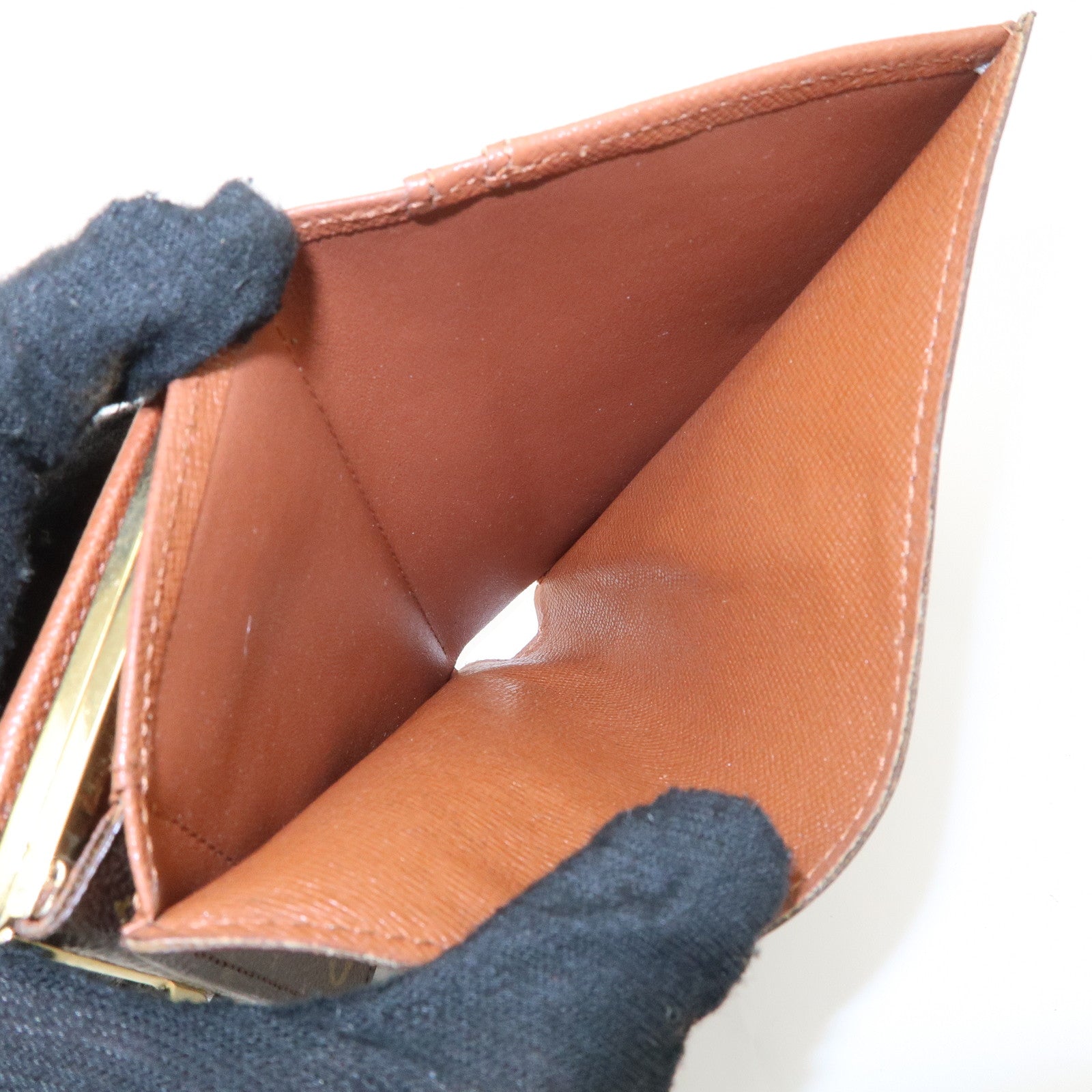 Louis Vuitton Monogram Portefeuille Viennois Wallet Brown M61674 Used