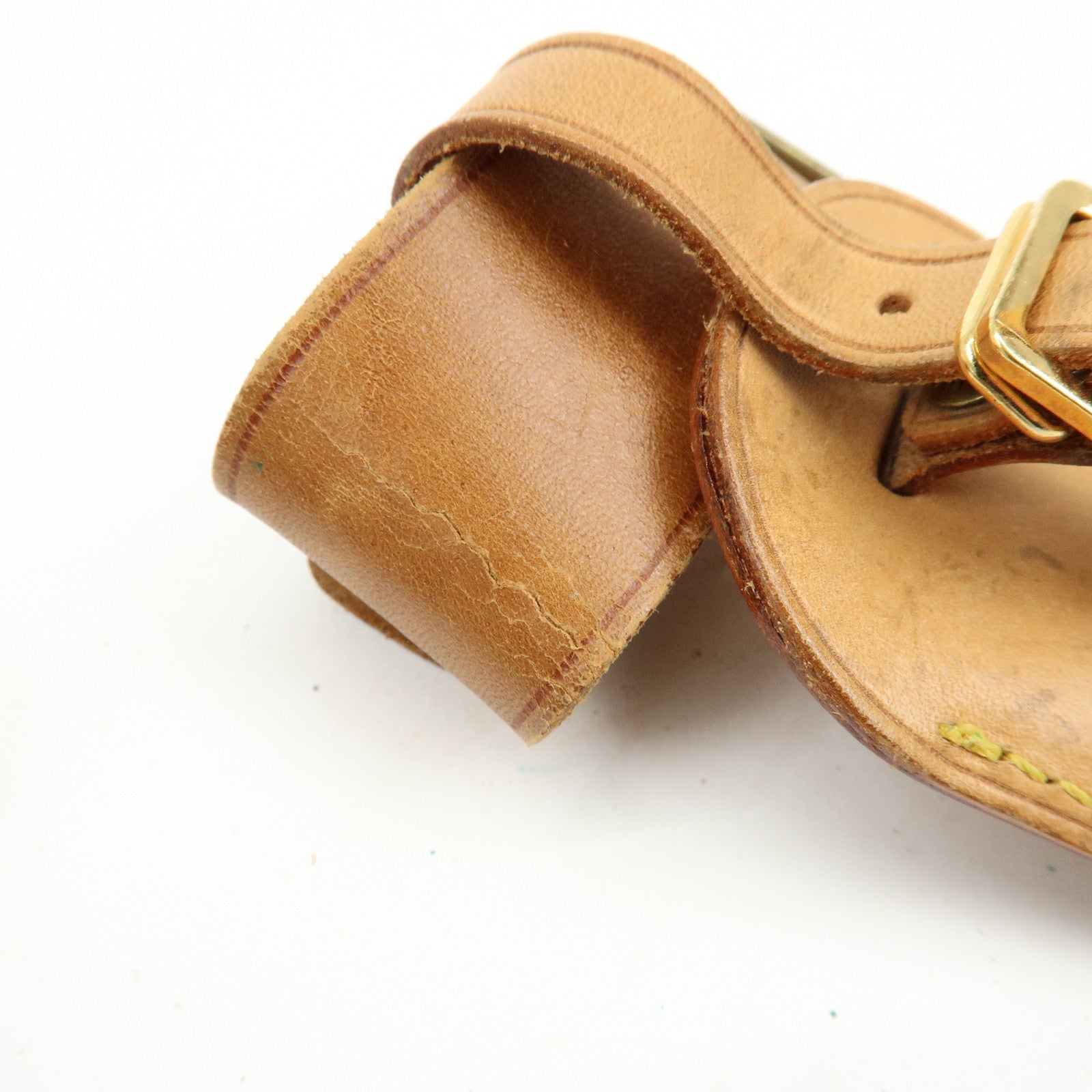 Louis Vuitton Set of 10 Leather Name Tag & Poignet Natural