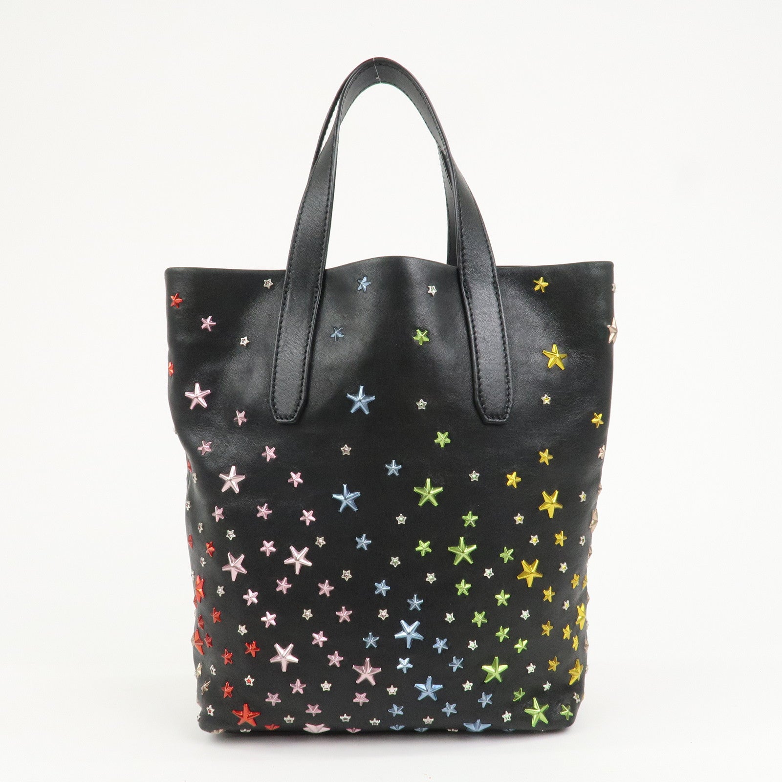 JIMMY CHOO Studs Leather 2Way Bag Shoulder Bag Japan Ltd