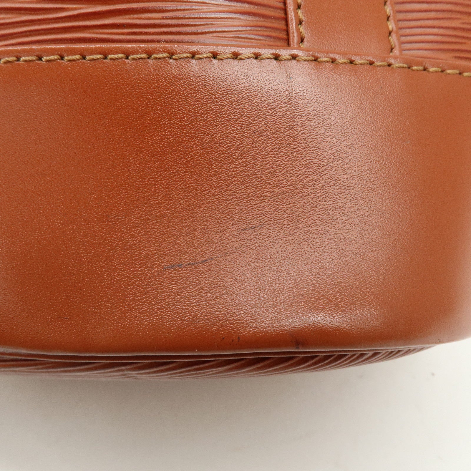 Louis Vuitton Epi Randonnee PM Shoulder Bag Kenya Brown M52353