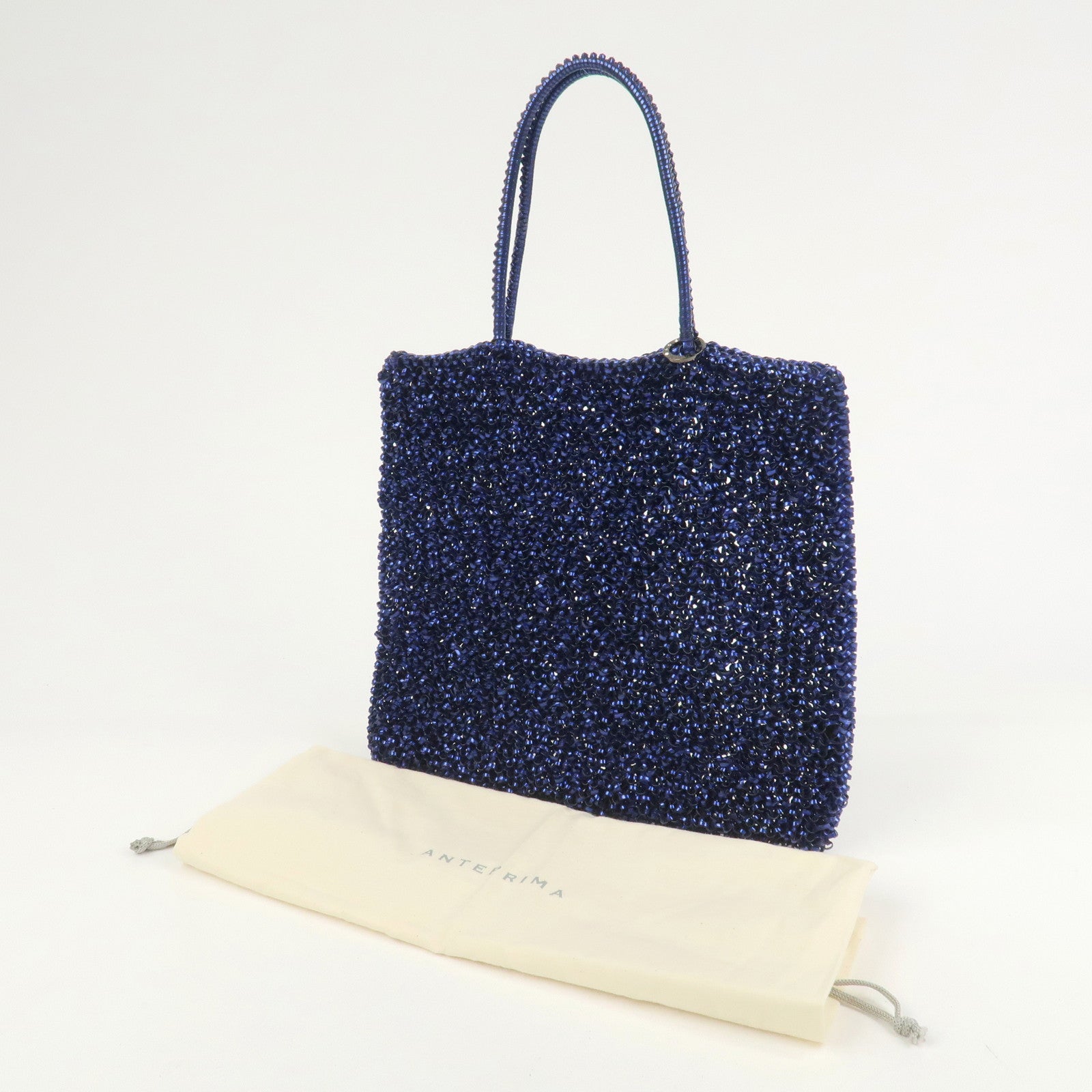 ANTEPRIMA Wire Bag PVC Hand Bag Shoulder Bag Blue