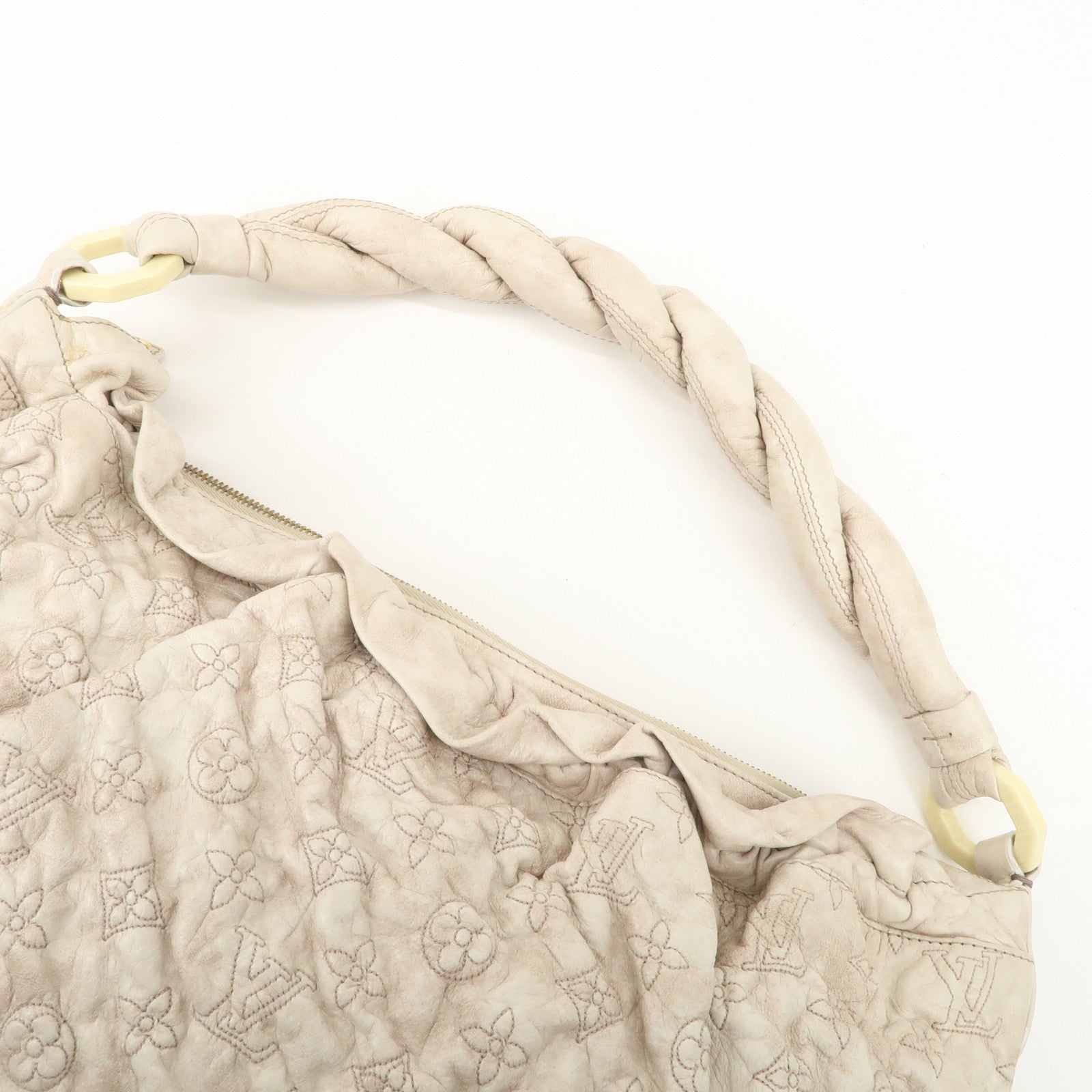 Louis Vuitton Leather Monogram O Lamp Nimbs GM Shoulder Bag M95423 Used