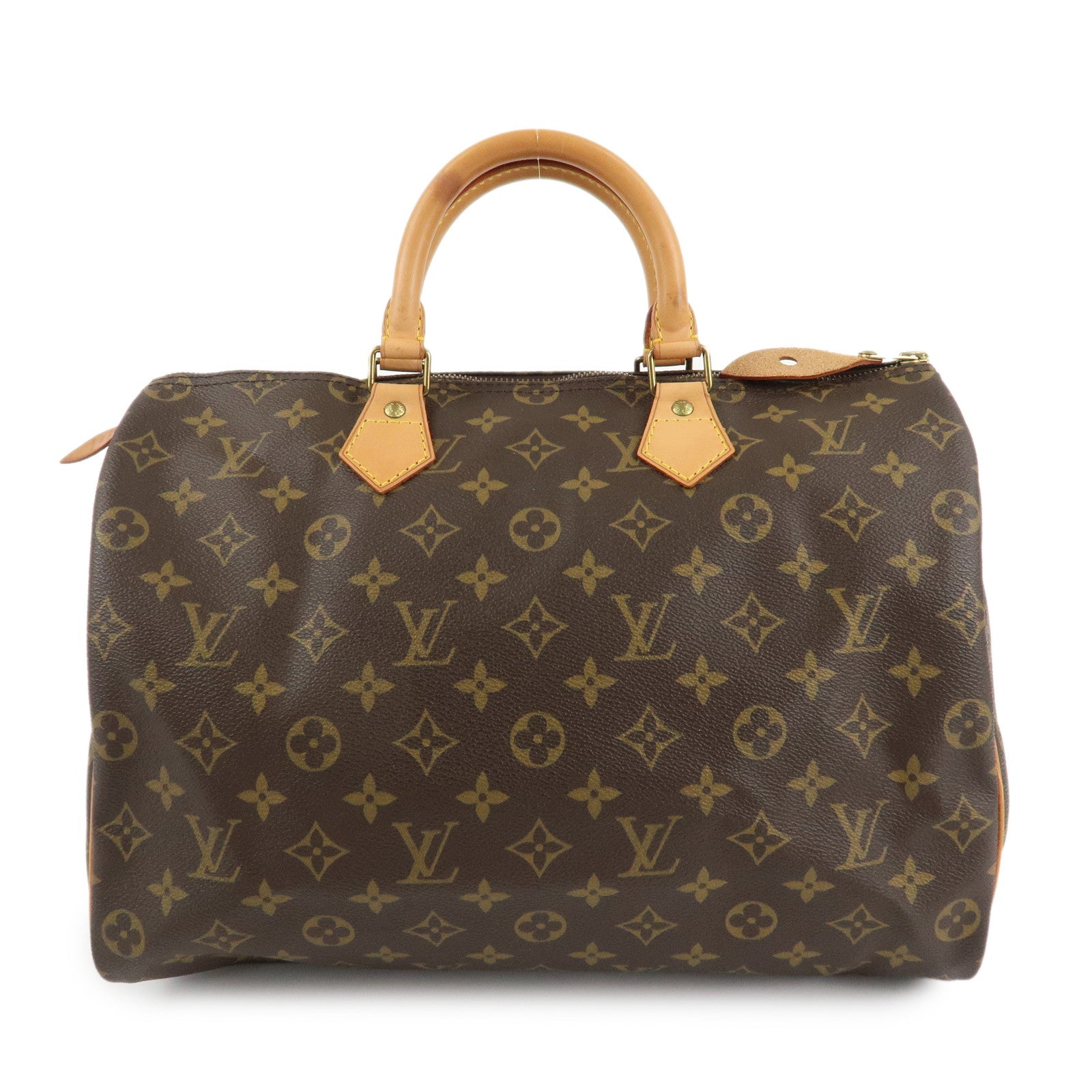 Louis Vuitton Monogram Speedy 35 Boston Bag Hand Bag M41524 Used