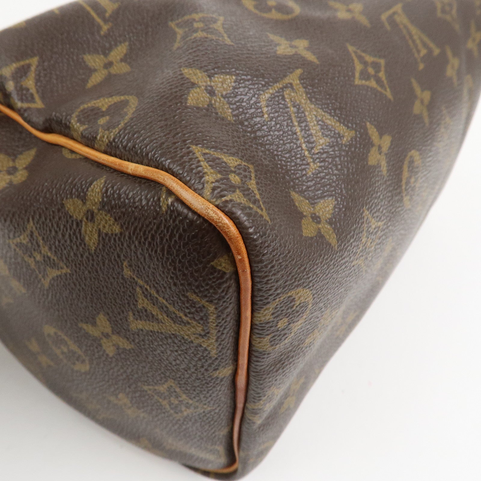 Louis Vuitton Monogram Speedy 25 Boston Bag Hand Bag Brown M41528