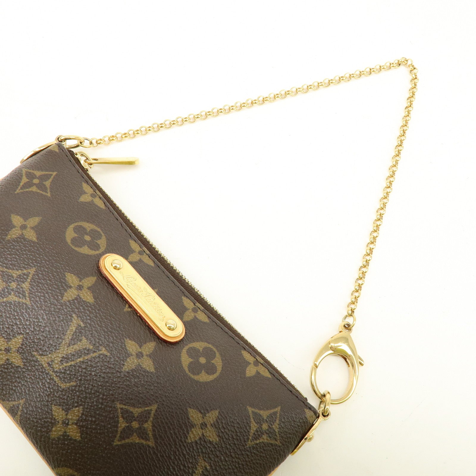 Louis Vuitton Monogram Pochette Milla MM Chain Hand Bag M60094