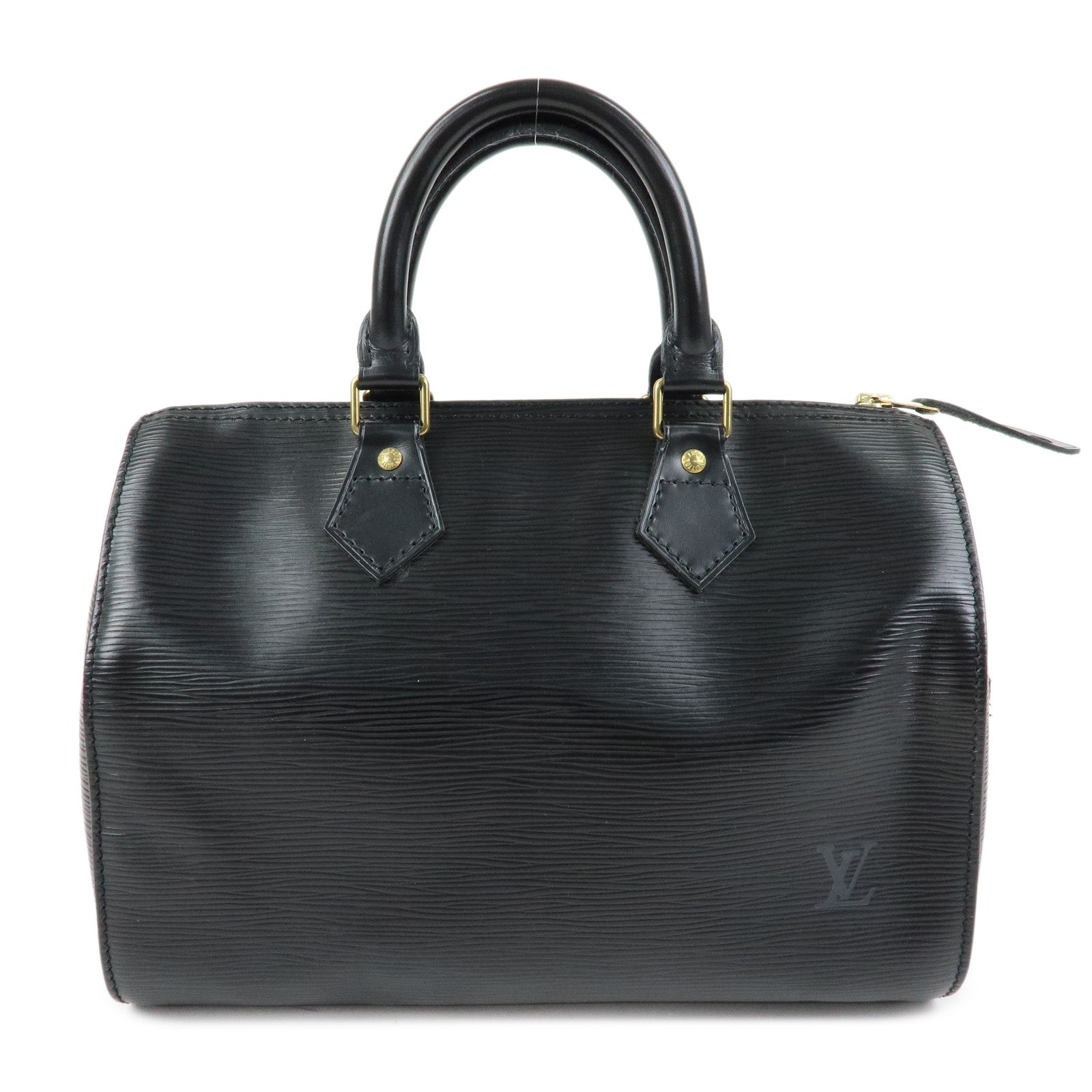 Louis Vuitton Epi Leather Speedy 25 Hand Bag Boston Bag Noir M59032