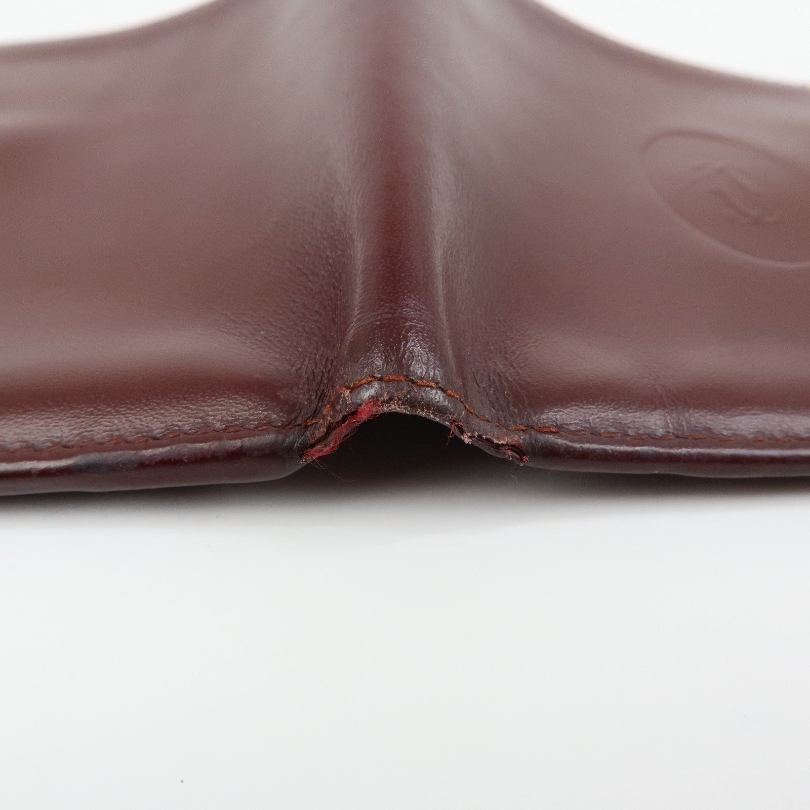 Cartier Must de Cartier Set of 2 Leather Wallet Bordeaux