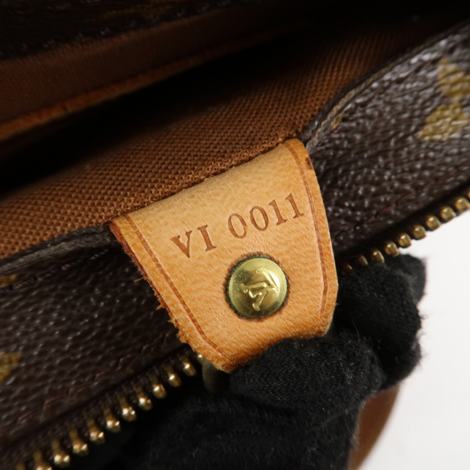 Louis Vuitton Monogram Canvas Cabas Piano Tote Bag Hand Bag M51148 Used