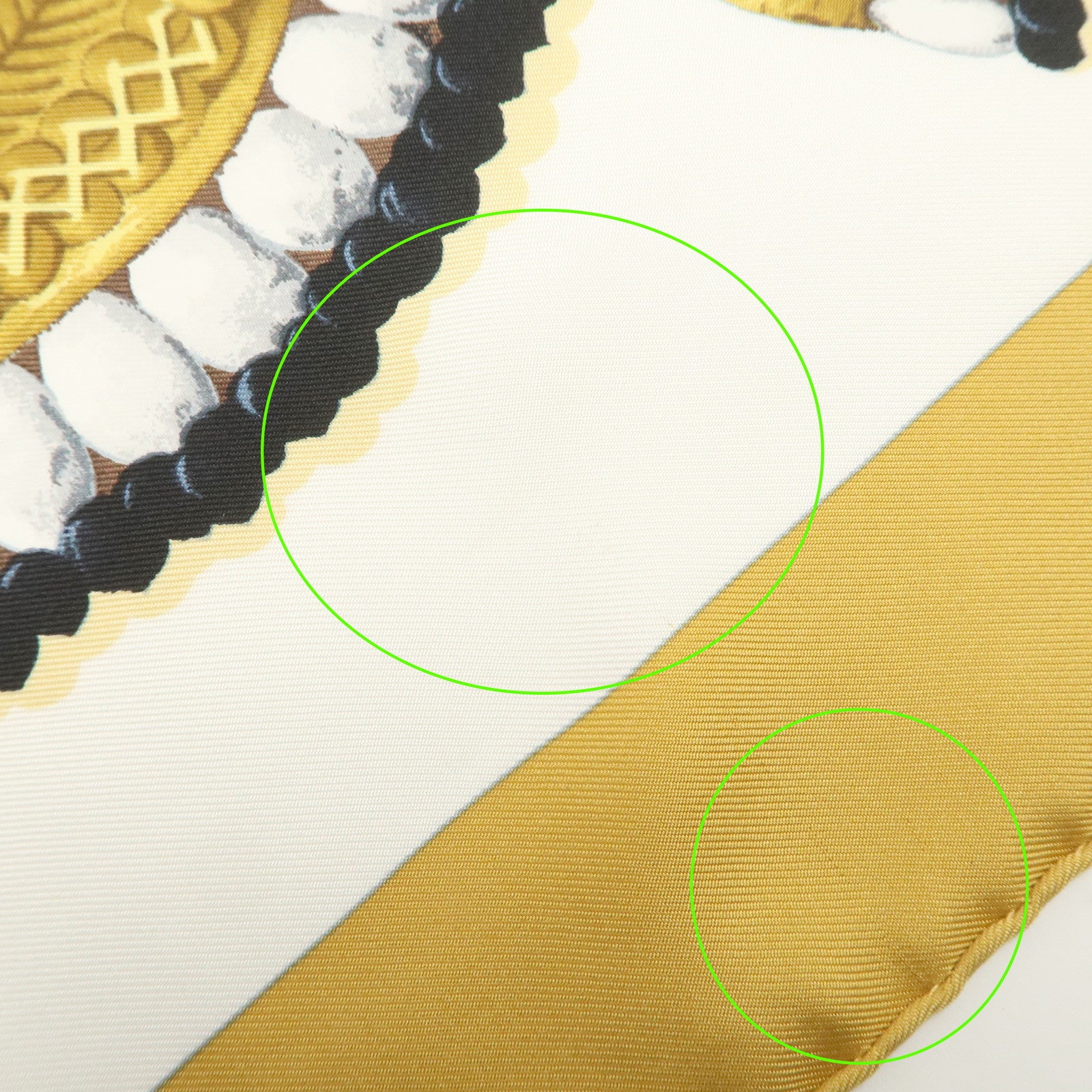 HERMES Carre 90 Silk 100% Scarf Plaza de Toros Bullring Gold Beige