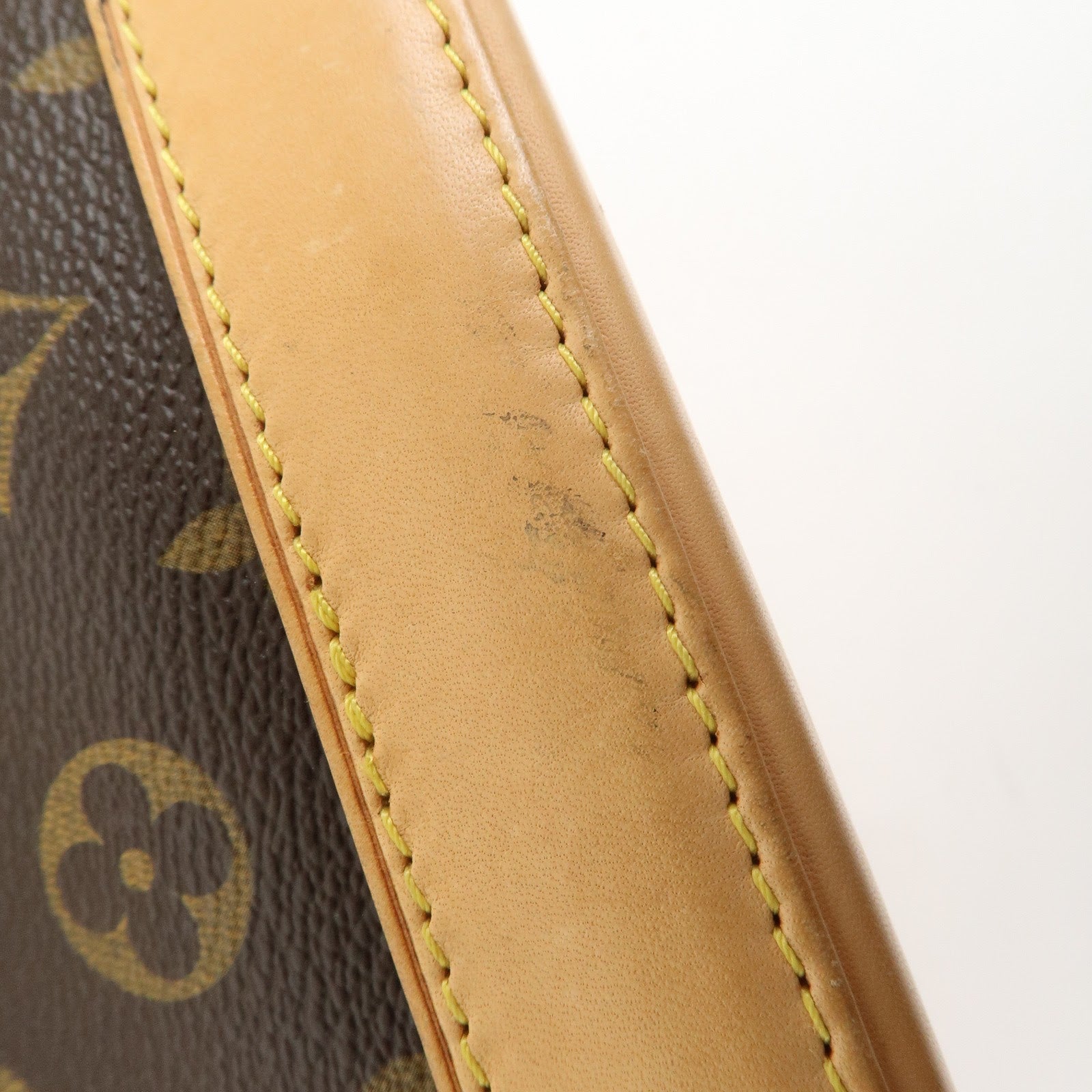 Louis Vuitton Monogram Lockit Hand Bag Brown M40102