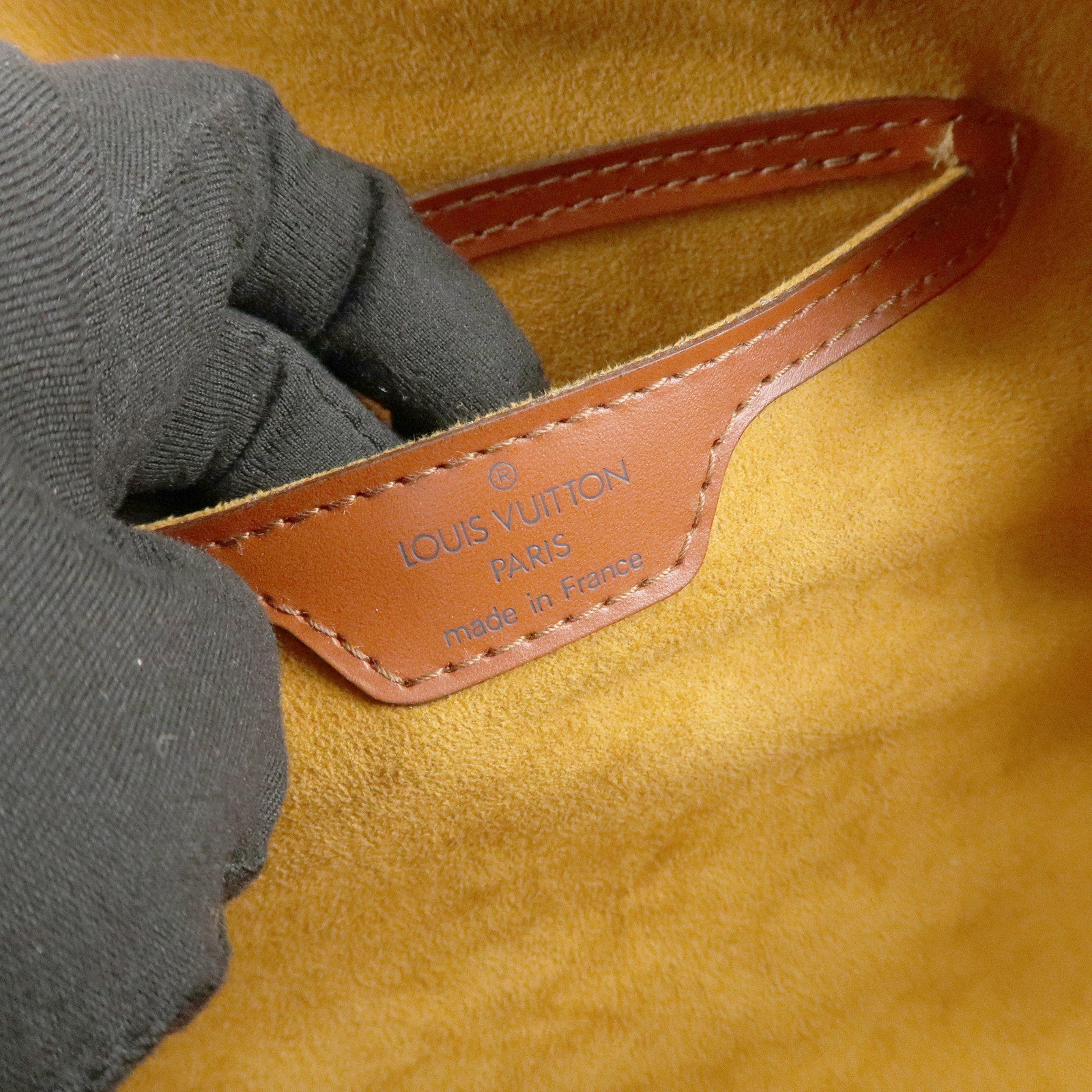 Louis Vuitton Epi Soufflot Shoulder Bag Kenya Brown M52223 Used