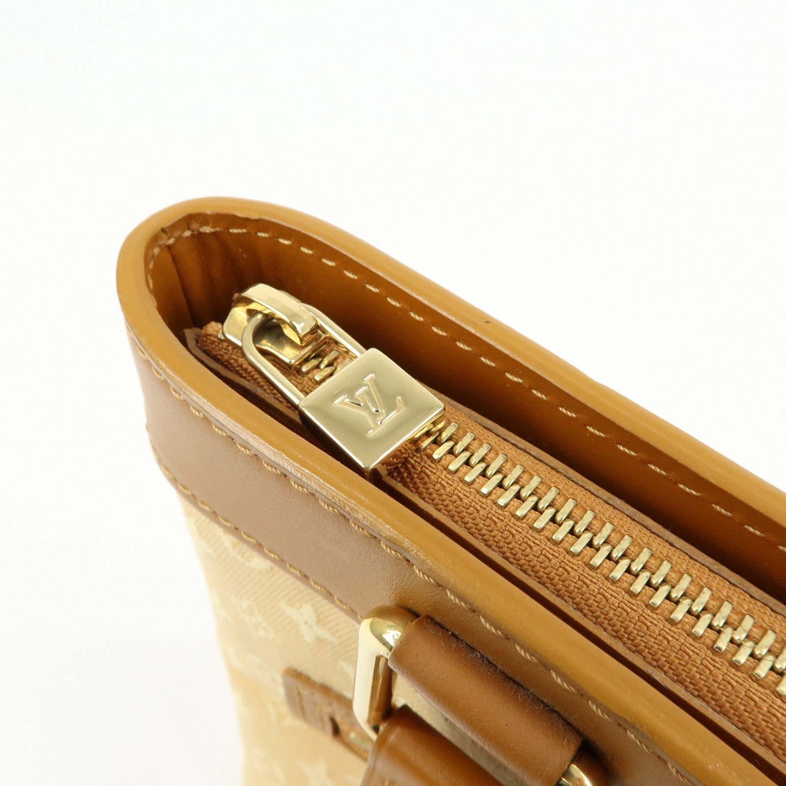 Louis Vuitton Monogram Mini Lucille PM Hand Bag Beige M92684