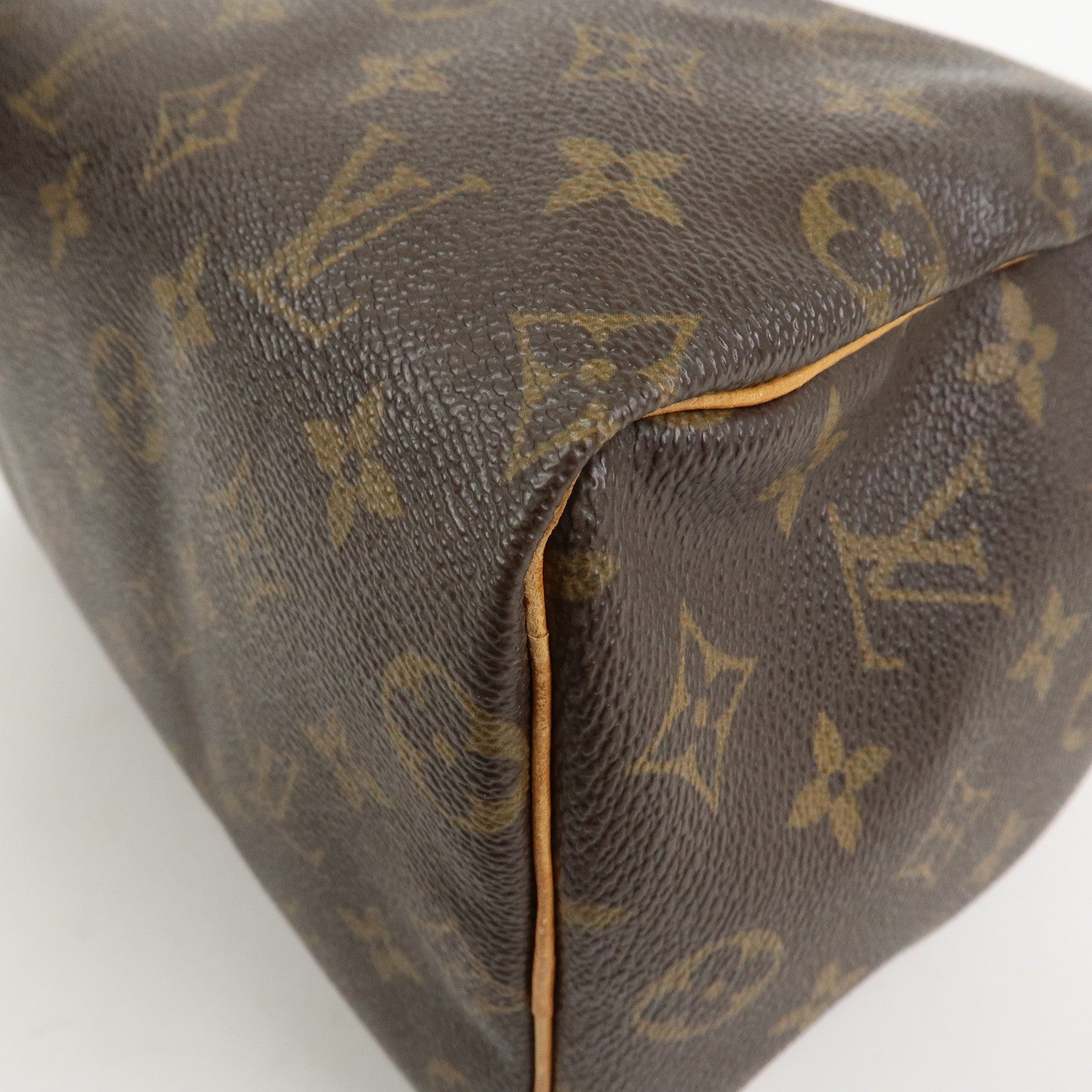 Louis Vuitton Monogram Speedy 25 Boston Bag Hand Bag Brown M41528