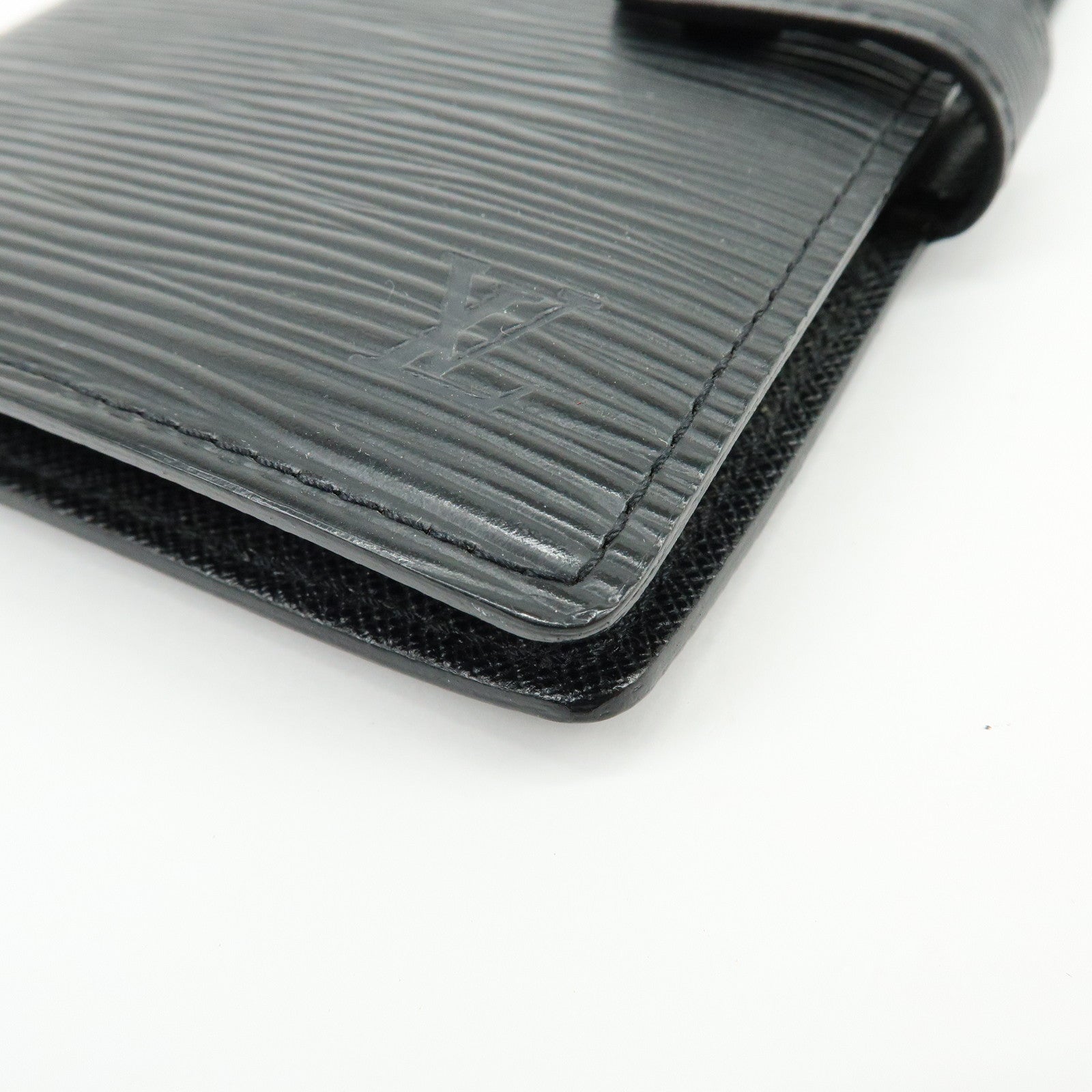 Louis Vuitton Epi Agenda PM Planner Cover Noir R20052