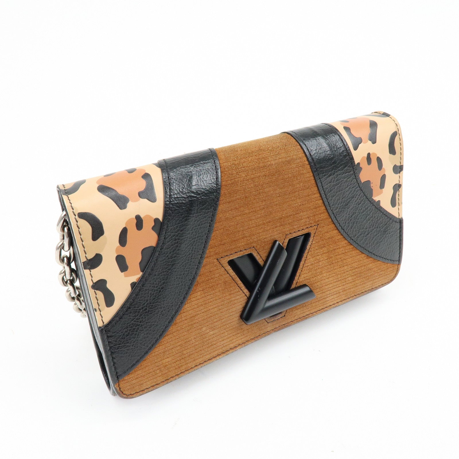 Louis Vuitton Monogram Portefeuille Twist Chain Shoulder Bag M51832