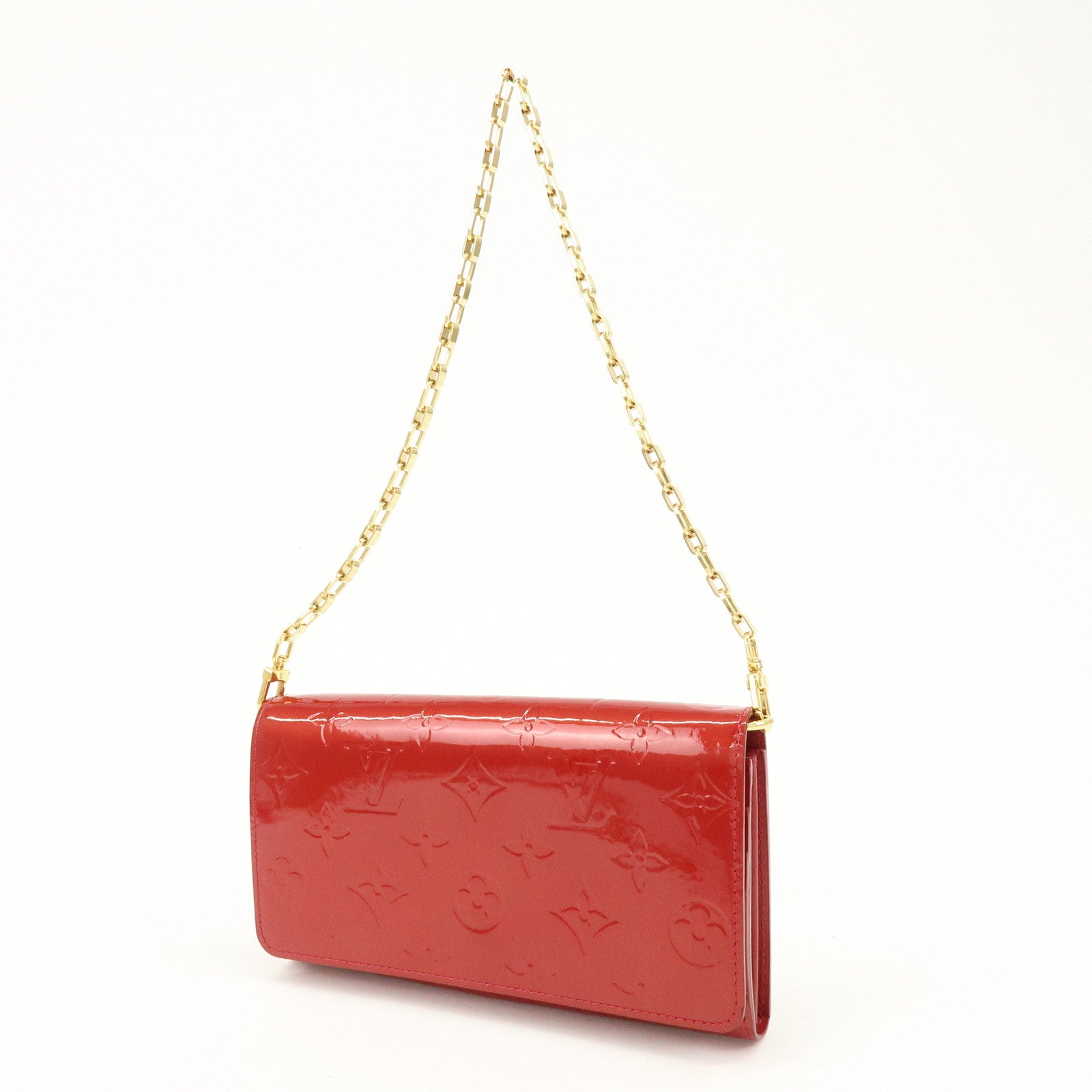 Louis Vuitton Monogram Vernis Portefeuille Sarah Chain Bag M90206