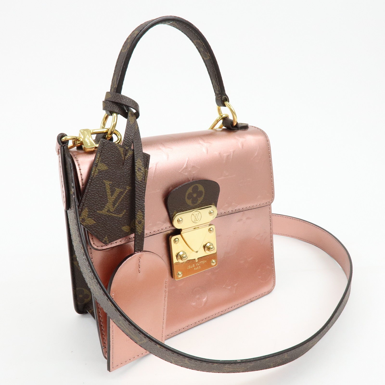 Louis Vuitton Monogram Vernis Spring Street 2Way Hand Bag M90568