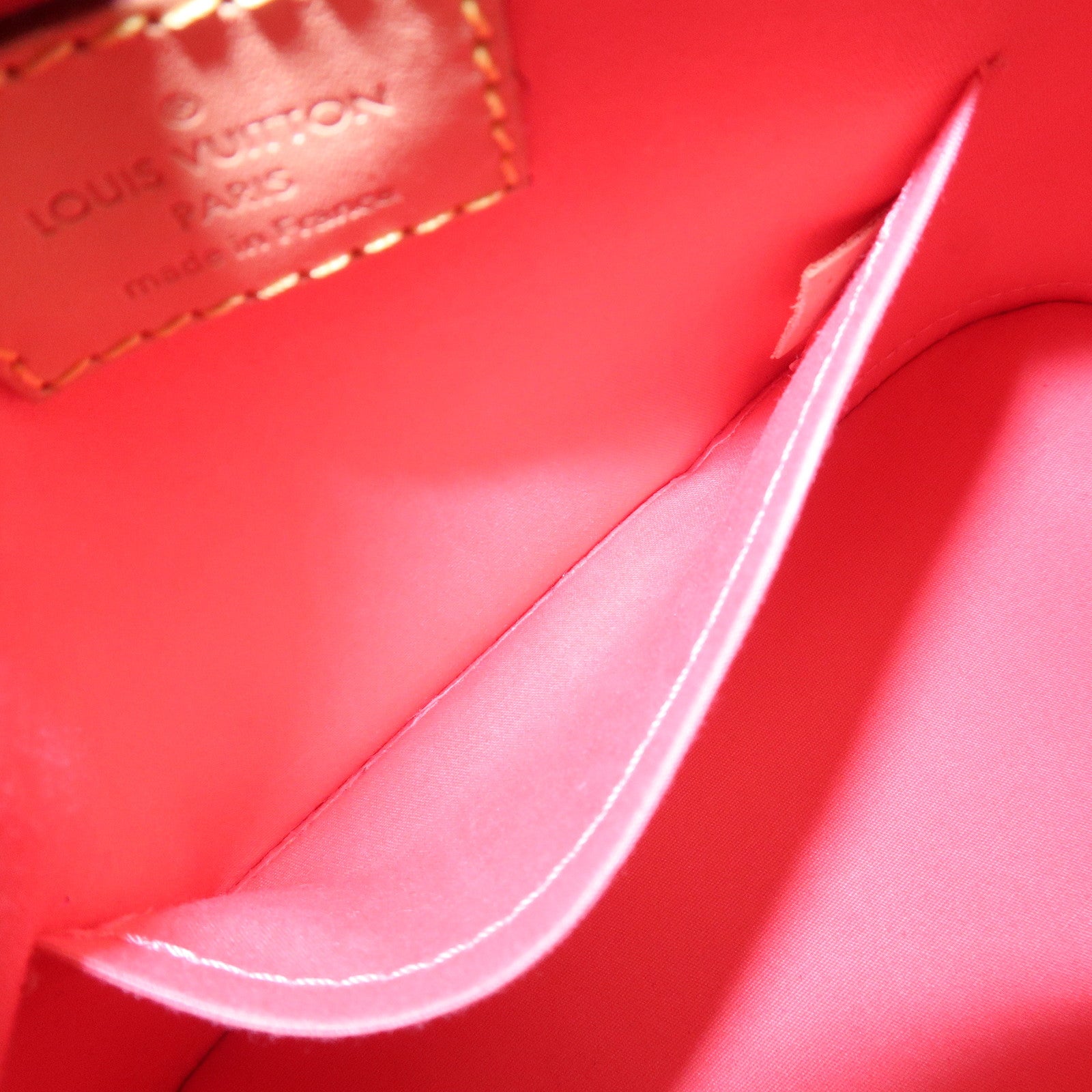 Louis Vuitton Monogram Vernis Alma BB 2Way Bag Hand Bag Rose Rich M90259