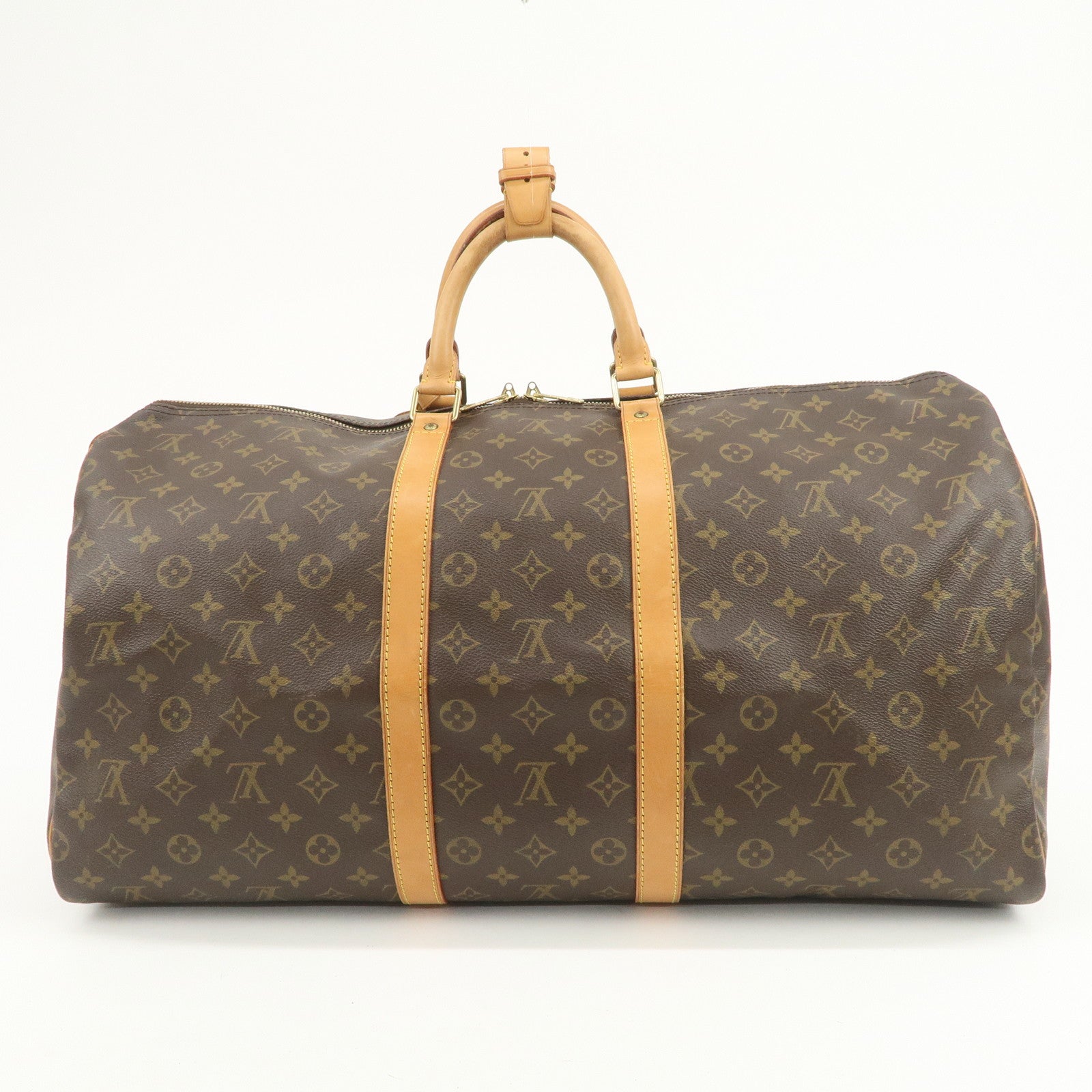 Louis Vuitton Monogram Keep All 55 Boston Bag Brown M41424