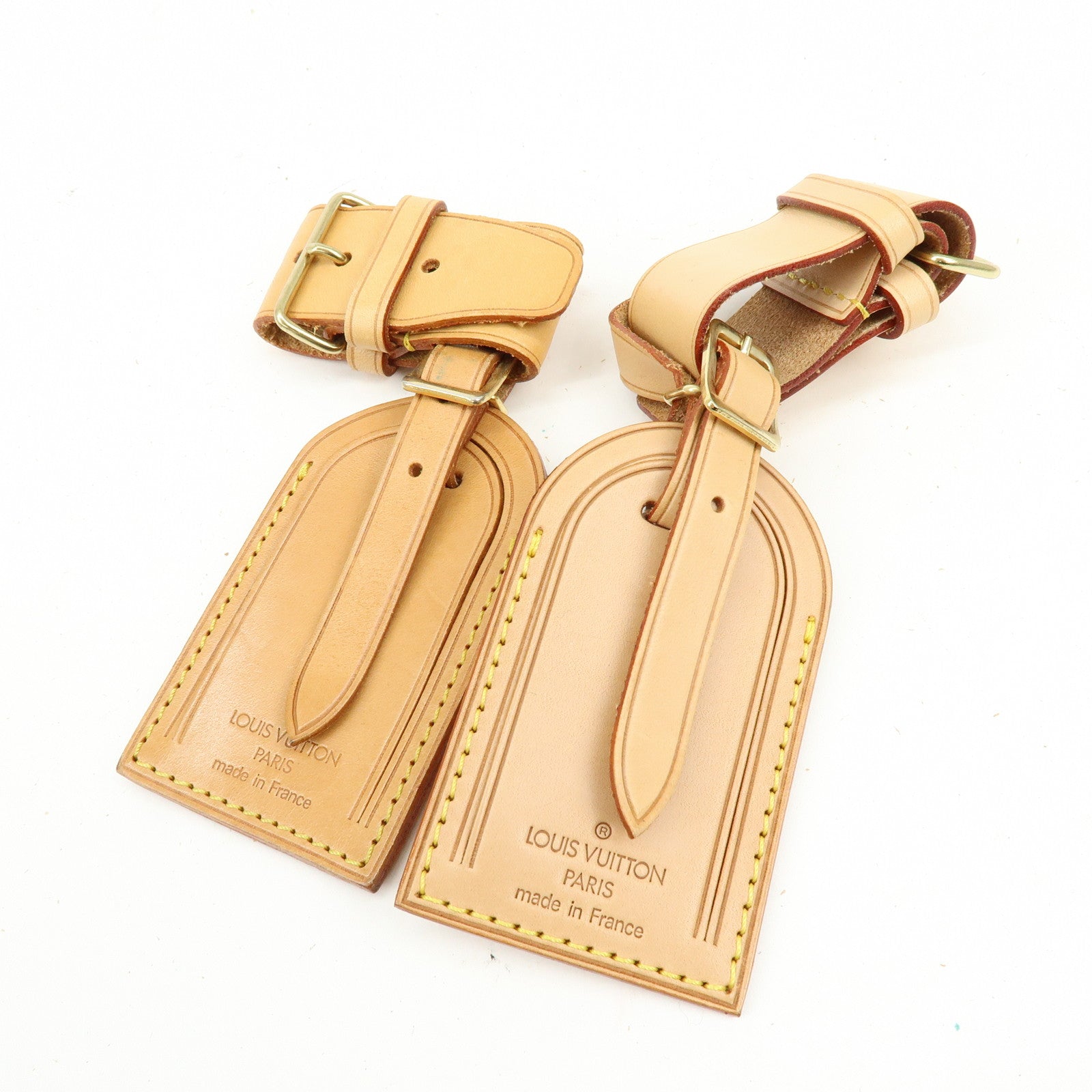 Louis Vuitton Set of 10 Leather Name Tag & Poignet