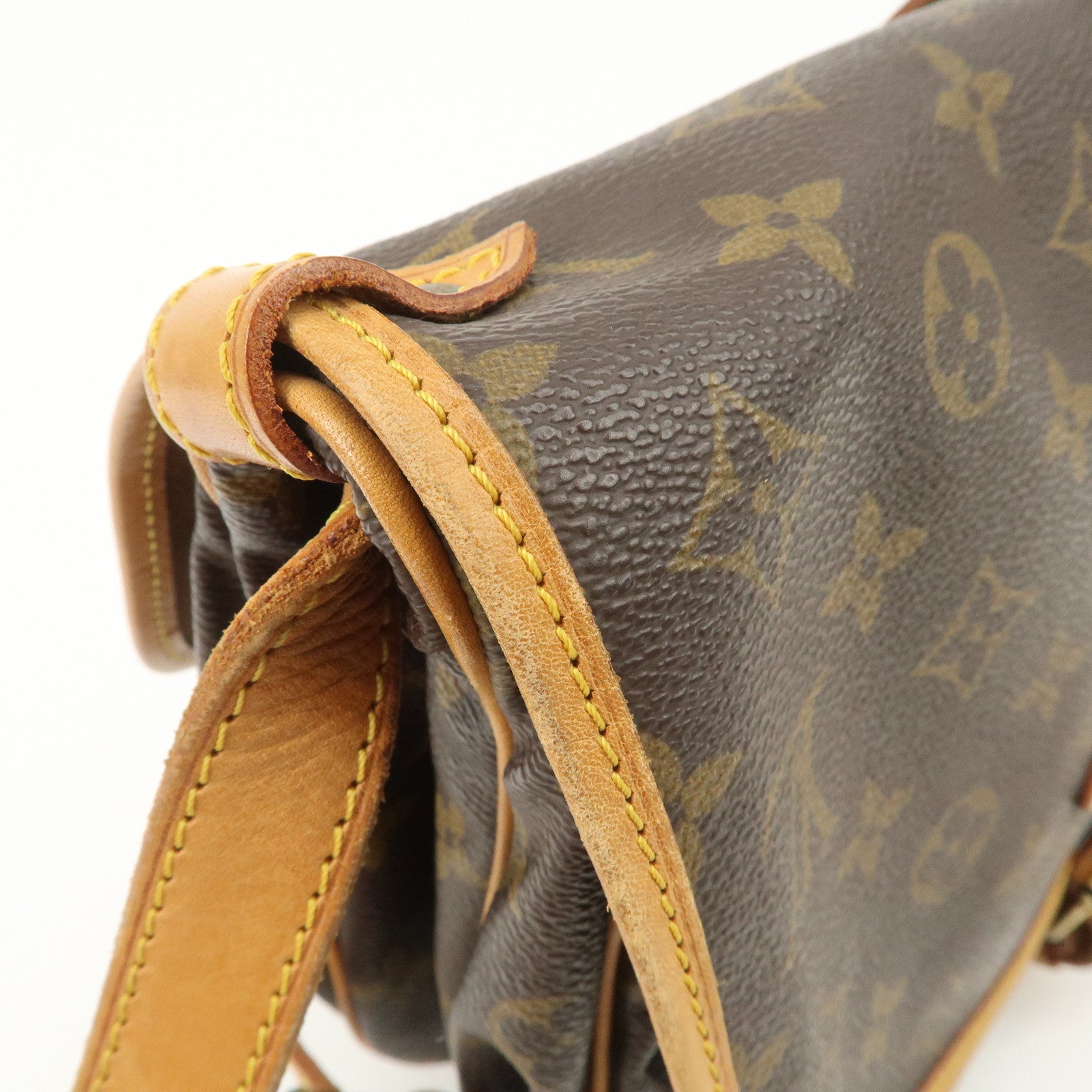 Louis Vuitton Monogram Saumur 30 Shoulder Bag Brown M42256