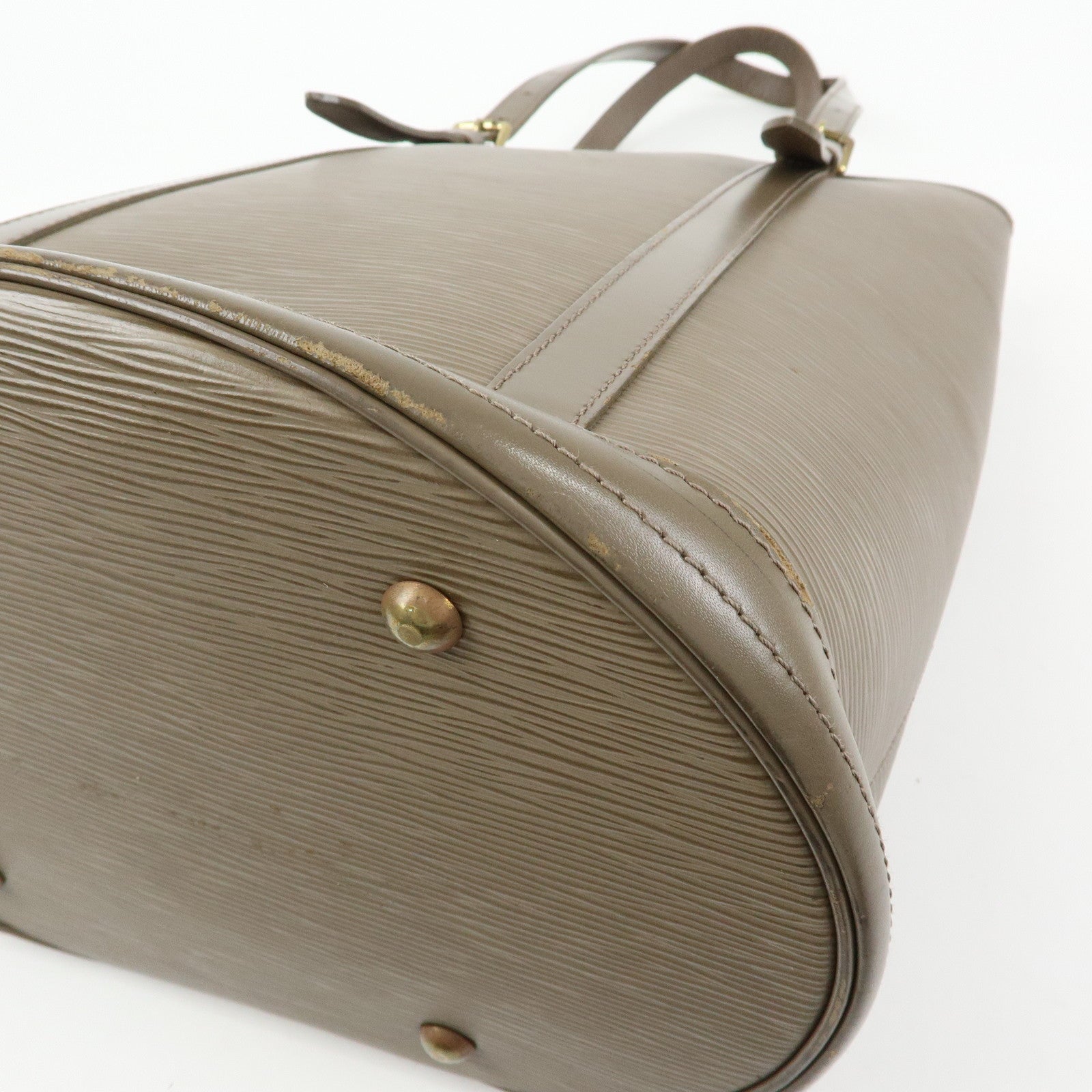 Louis Vuitton Epi Leather Bucket GM Tote Bag Shoulder Bag Gris