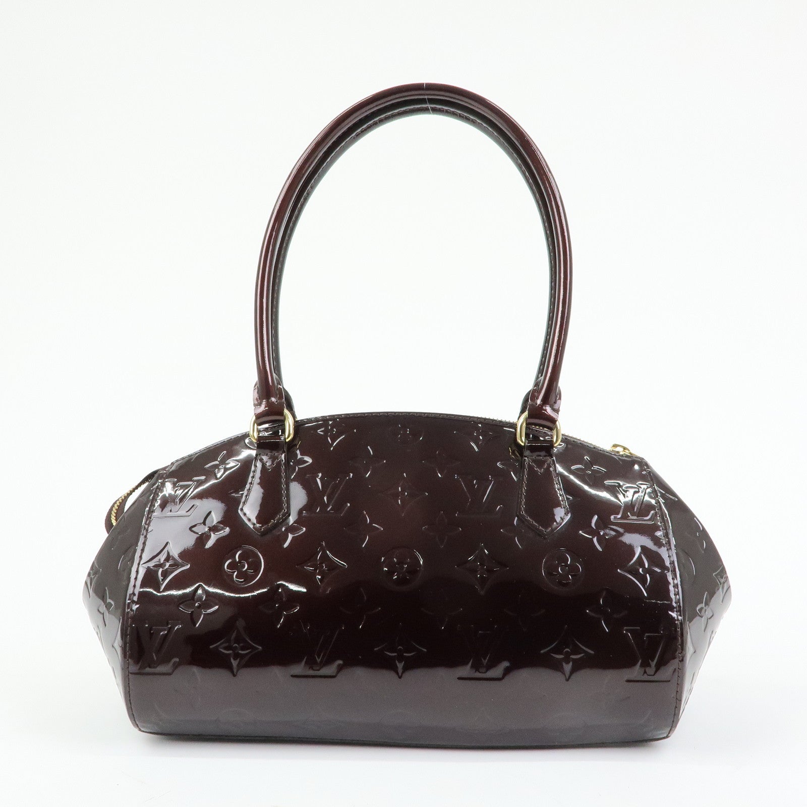 Louis Vuitton Monogram Vernis Leather Sherwood PM Hand Bag M91493