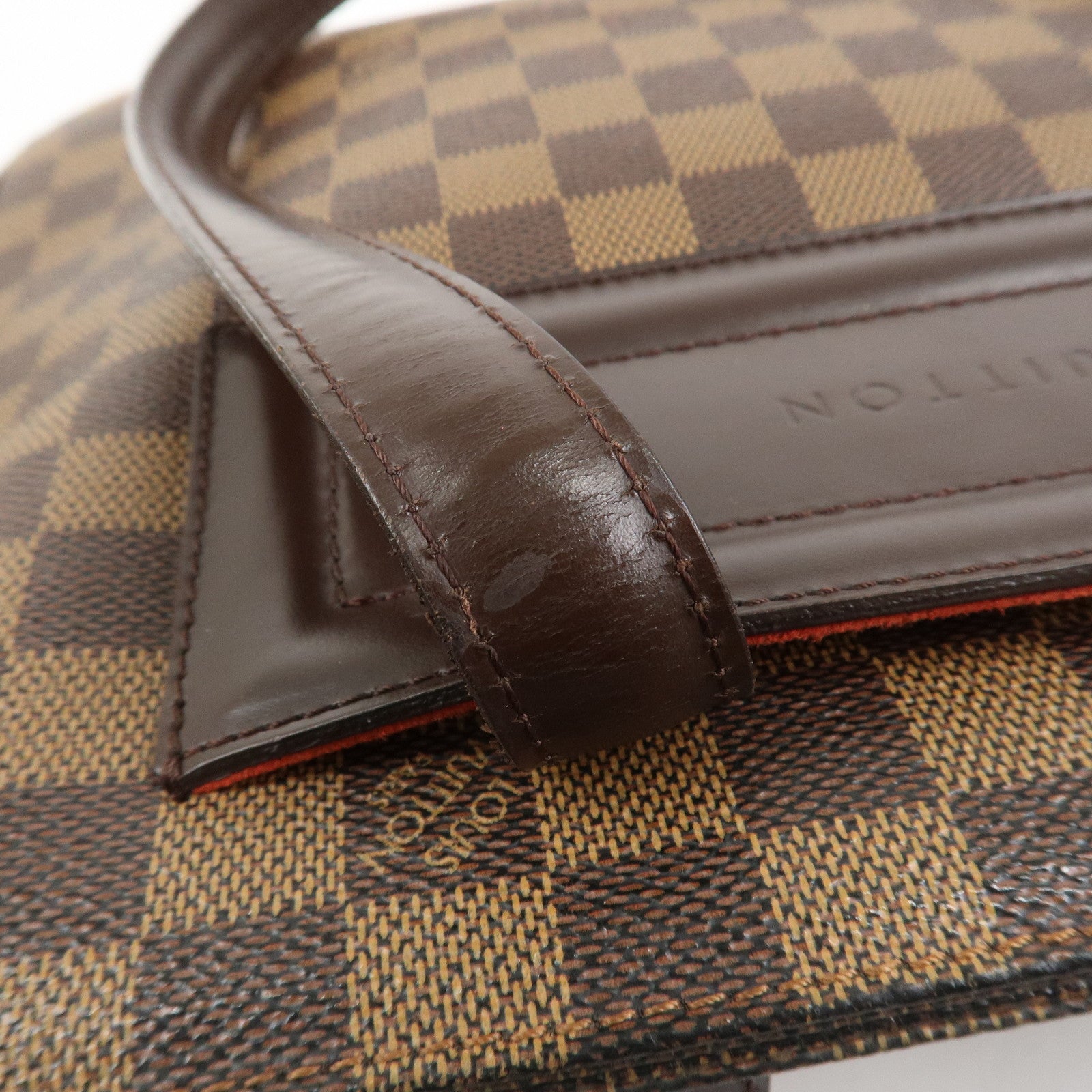 Louis Vuitton Damier Canvas Leather Ballorie Shoulder Bag N51123