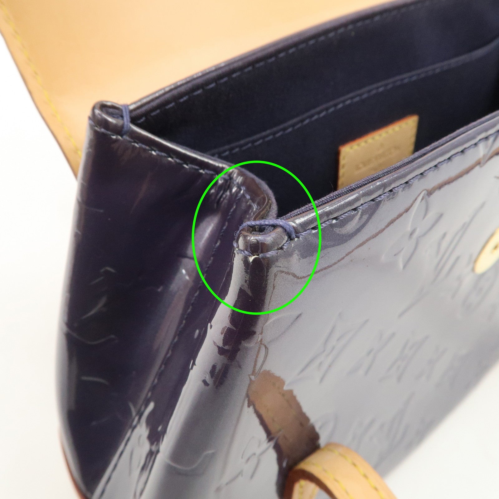 Louis Vuitton Monogram Vernis Leather Biscayne Bay PM Indigo M91181