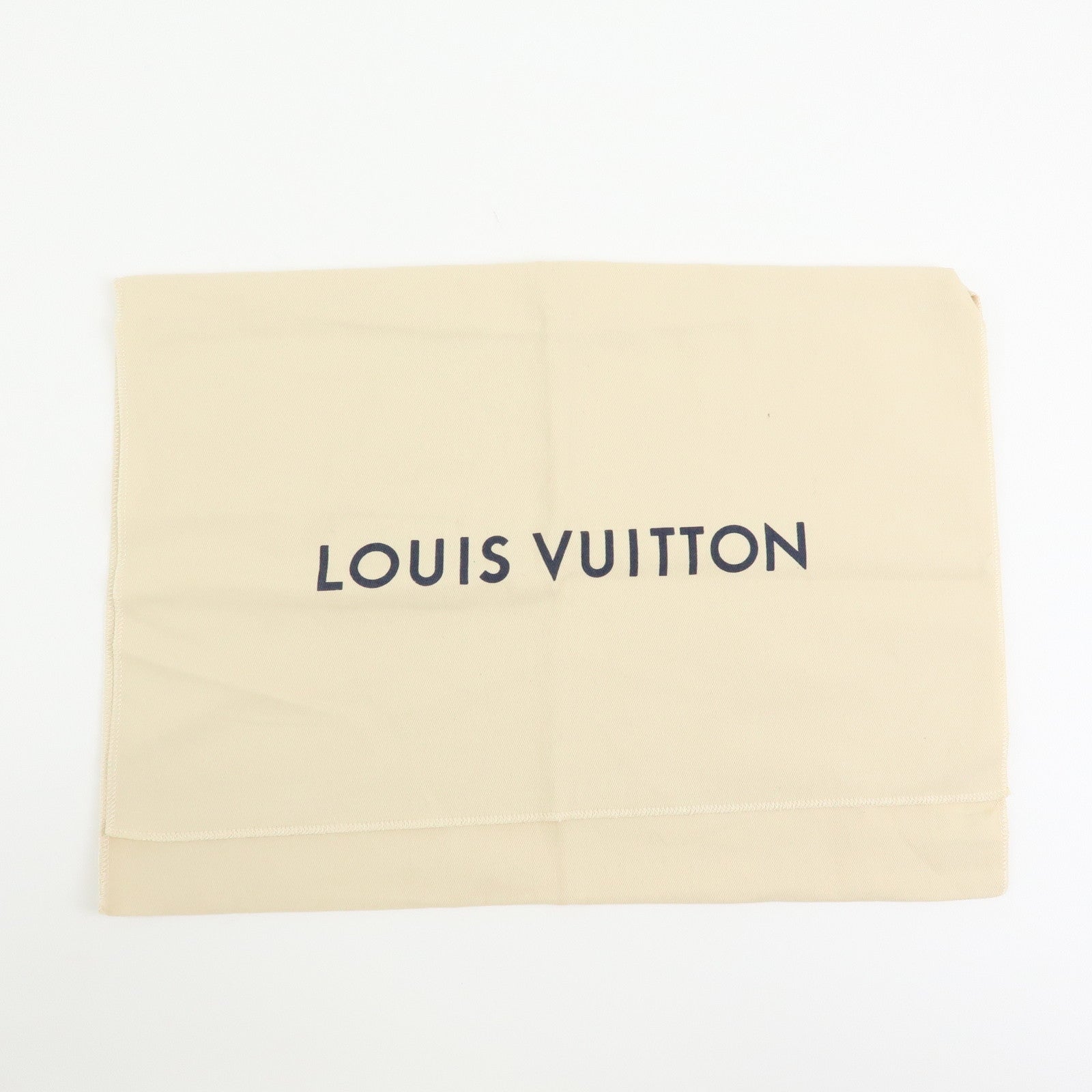 Louis Vuitton Set of 10 Dust Bag Storage Bag Flap Style Beige