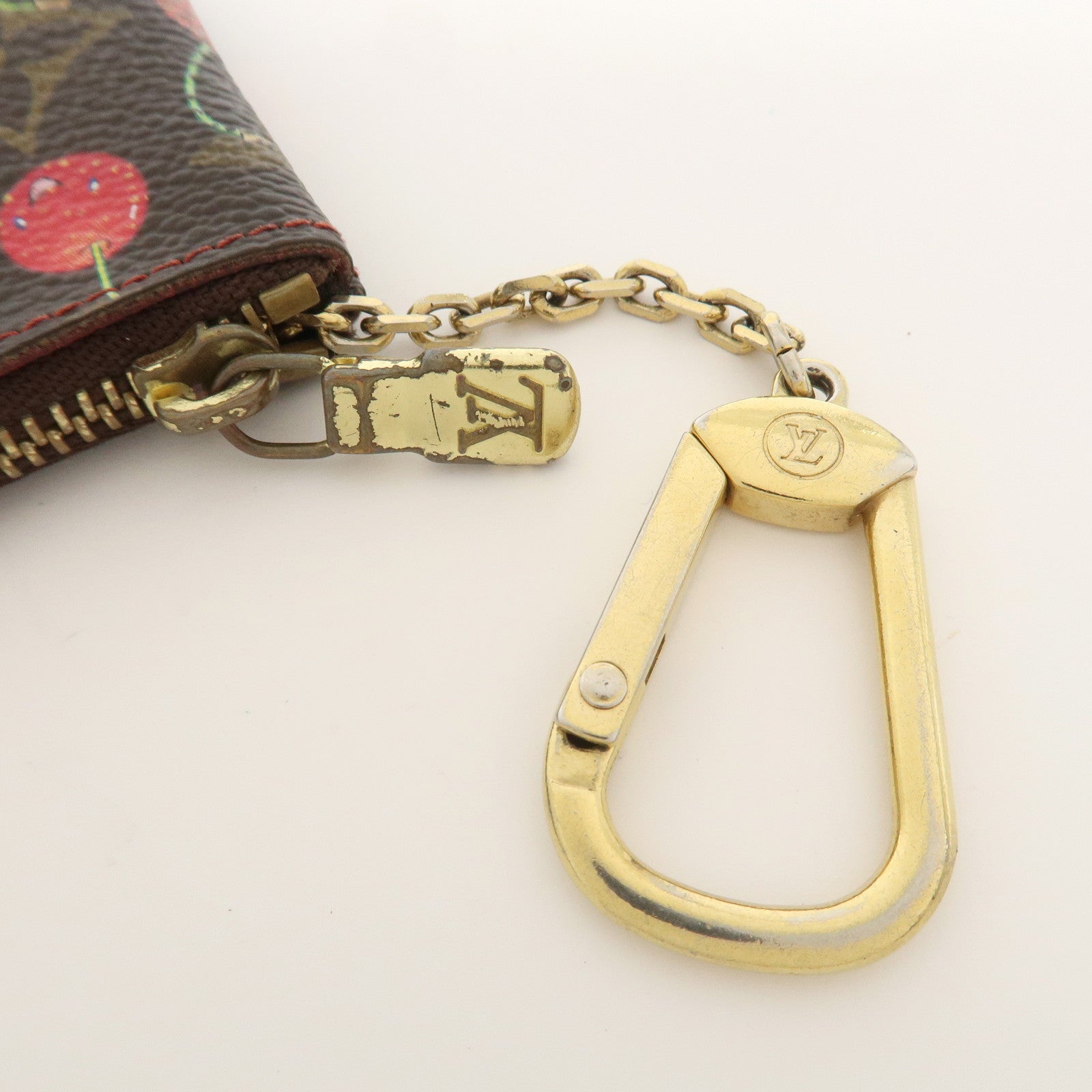 Louis Vuitton Monogram Cherry Pochette Cles Coin Case M95042