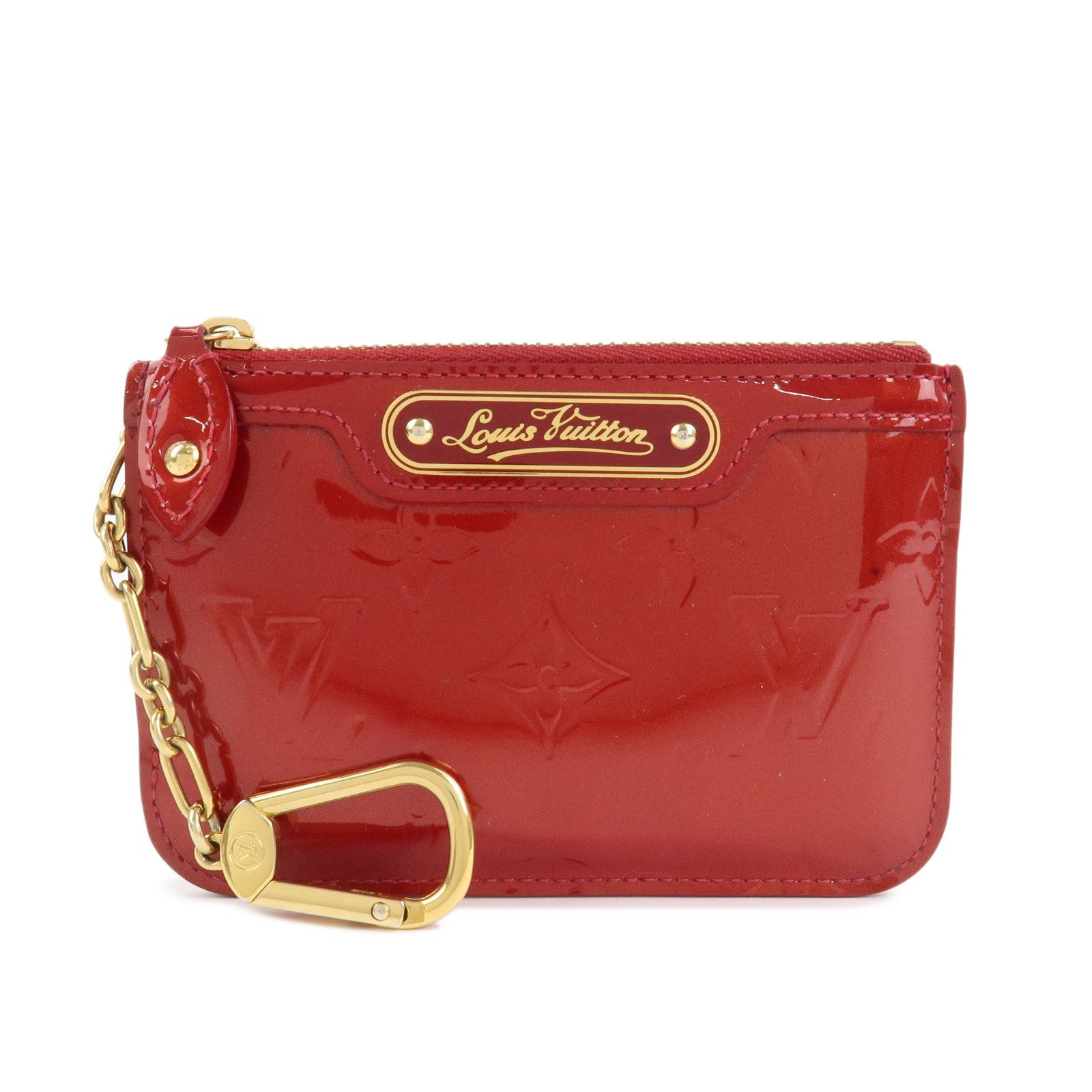 Louis Vuitton Monogram Vernis Pochette Cles NM Coin Case M93559 Used