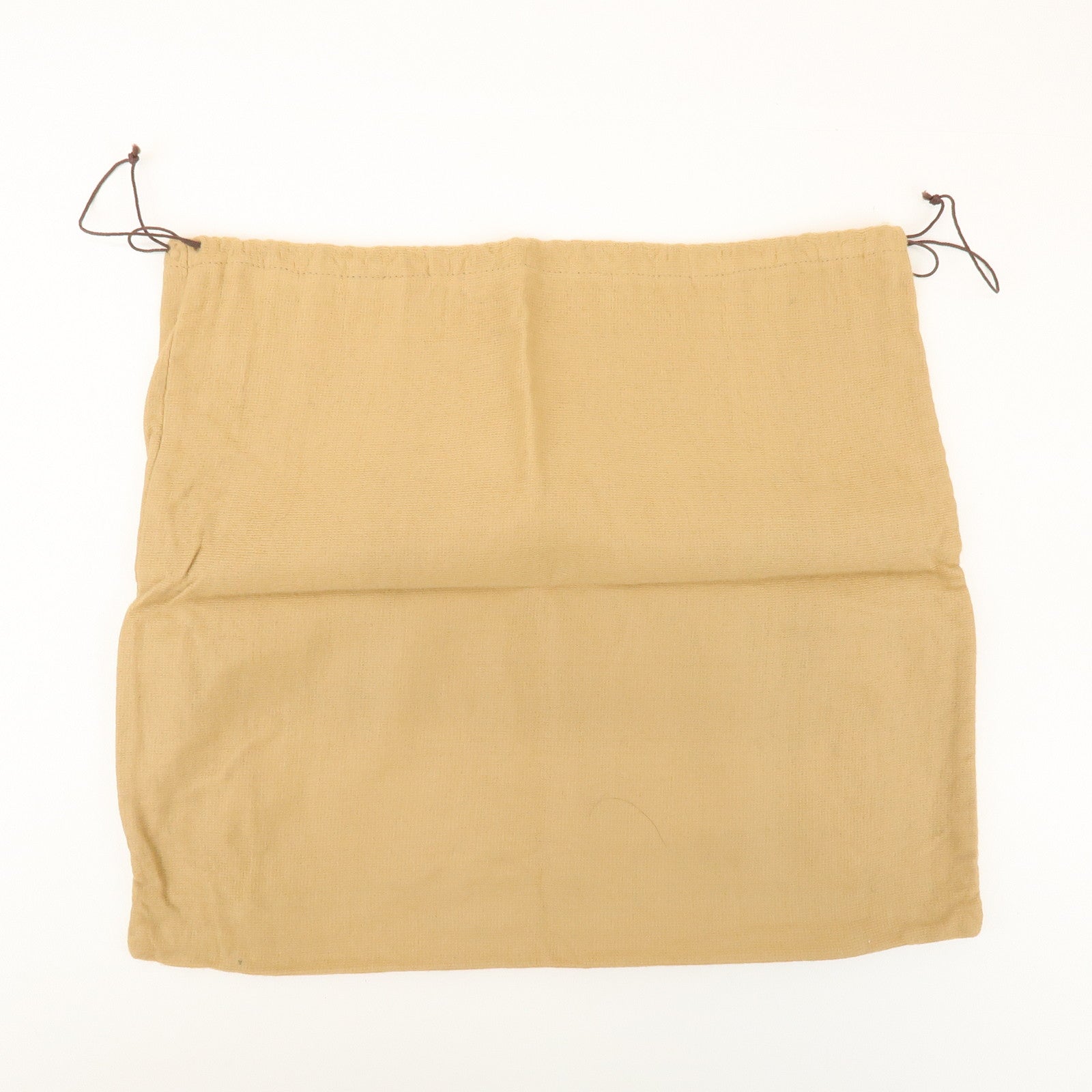 HERMES Set of 8 Drawstring Style Dust Bag Storage Bag Beige Brown