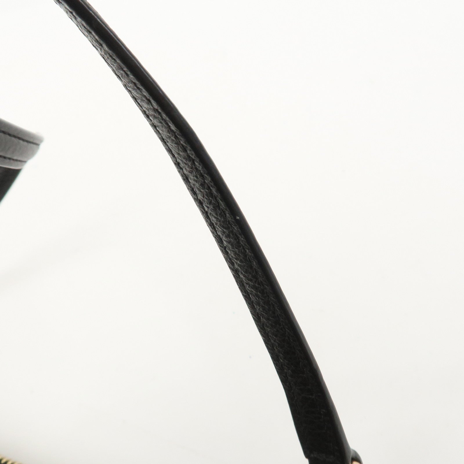 COACH Logo Leather Shoulder Bag Crossbody Bag Black