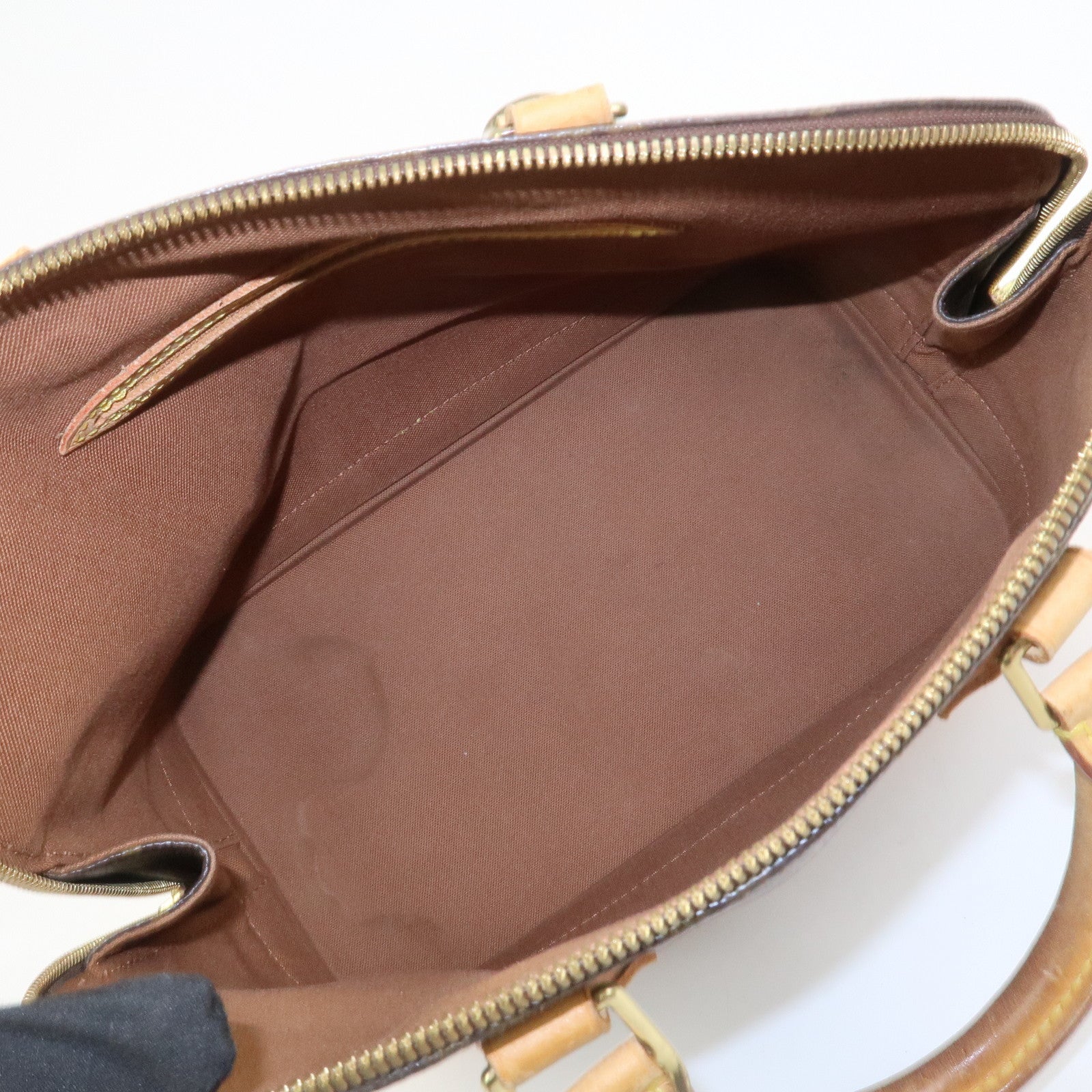 Louis Vuitton Monogram Canvas Alma Hand Bag Brown M51130