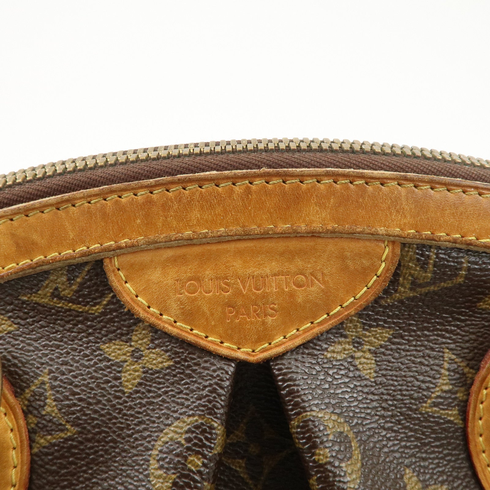 Louis Vuitton Monogram Tivoli PM Hand Bag Brown M40143 Used