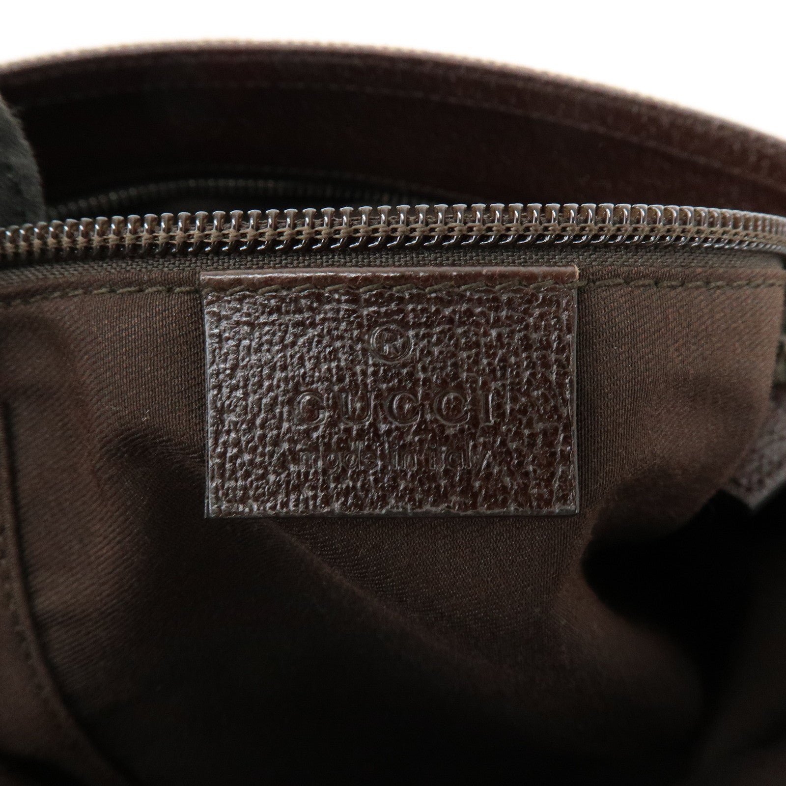 GUCCI Sherry GG Canvas Leather Shoulder Bag Beige Brown 169937