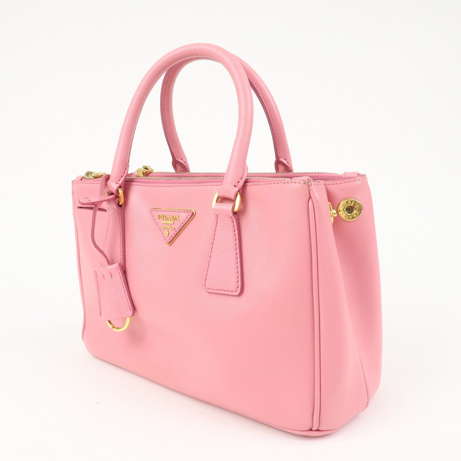 PRADA Galleria Saffiano Leather 2 Way Bag Hand Shoulder Bag 1BA896