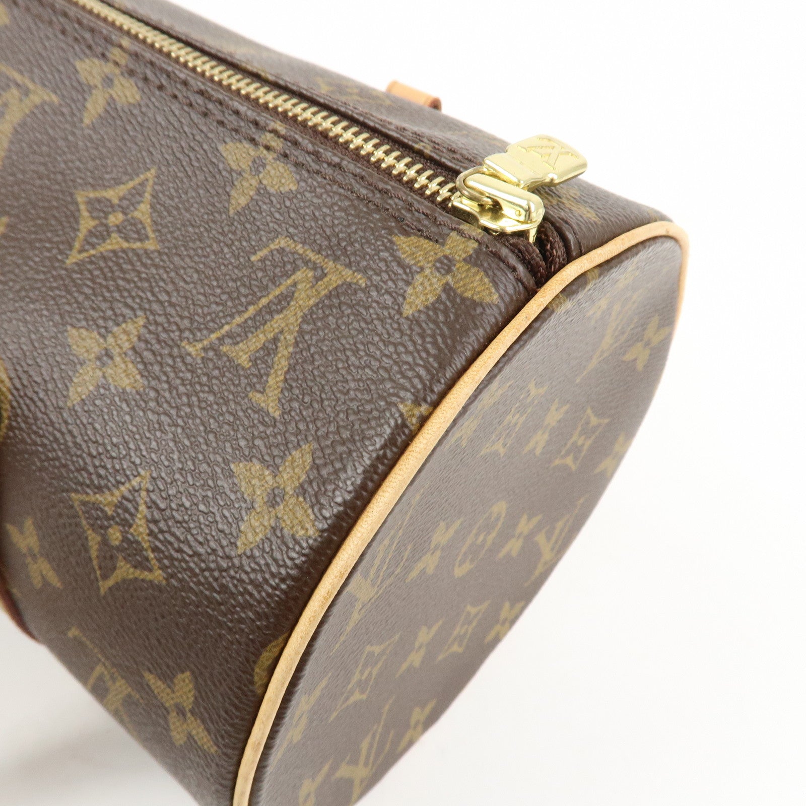 Louis Vuitton Monogram Papillon 30 Hand Bag Brown M51385