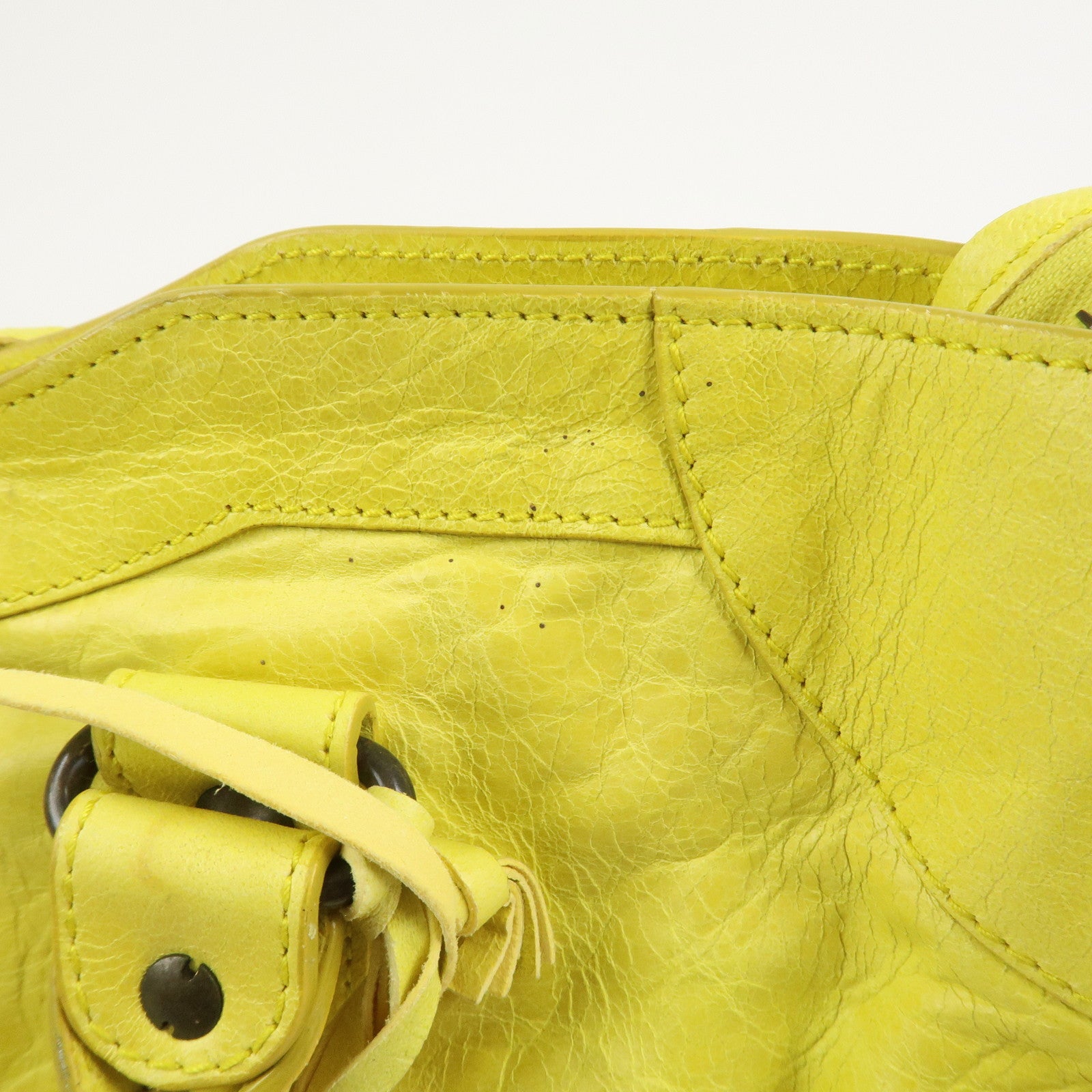 BALENCIAGA The City Leather 2Way Bag Hand Bag Shoulder Bag 115748