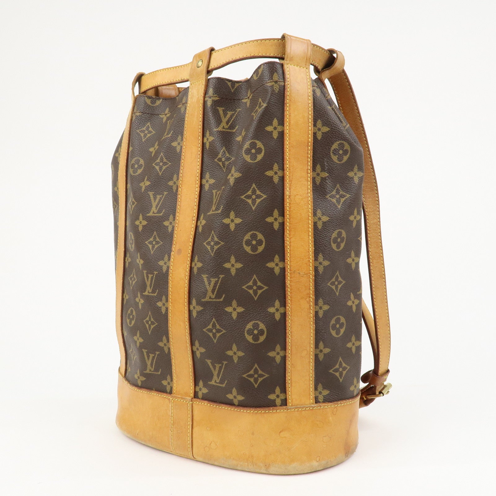 Louis Vuitton Monogram Randonnee PM Shoulder Bag Brown M42243