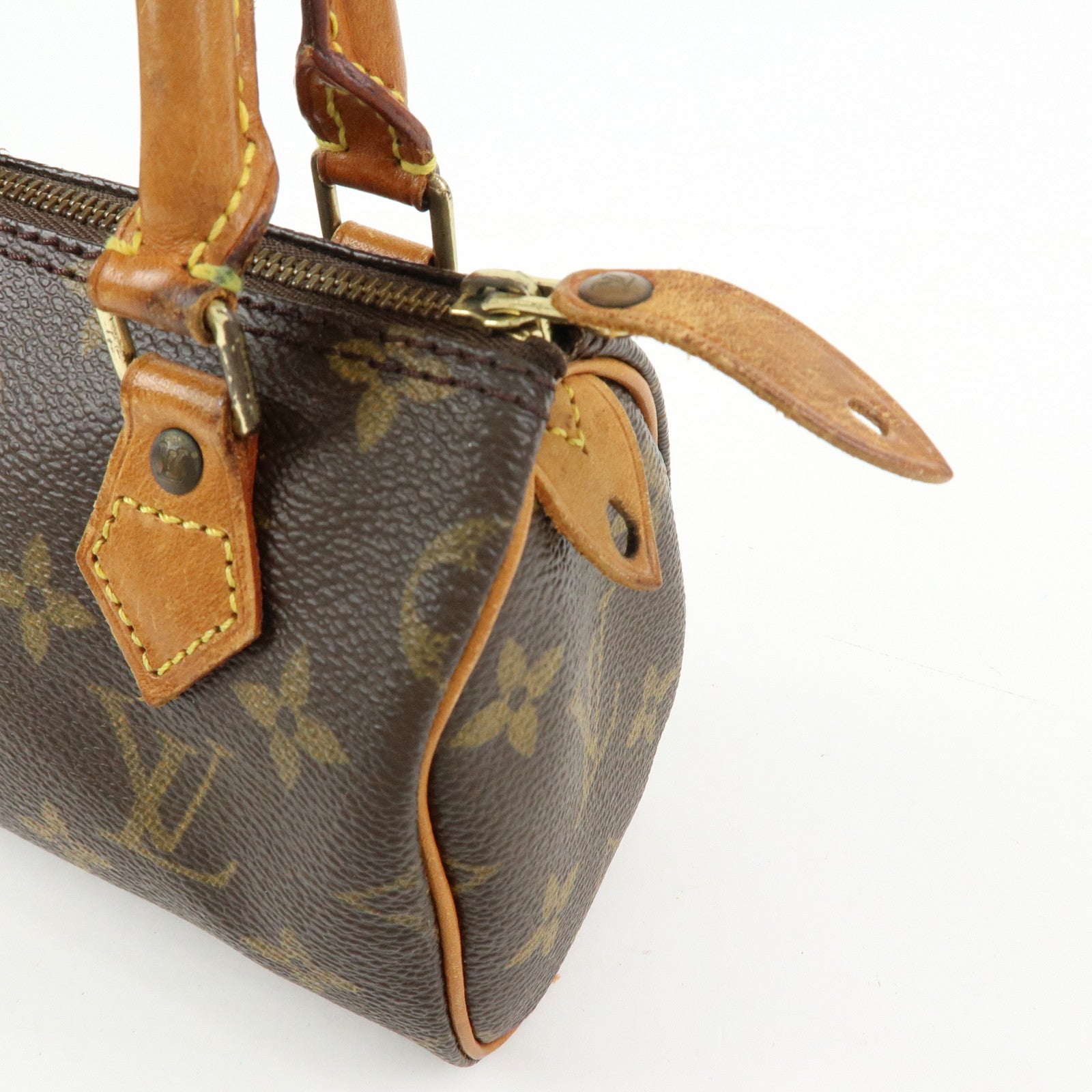 Louis Vuitton Monogram Canvas Mini Speedy Hand Boston Bag M41534