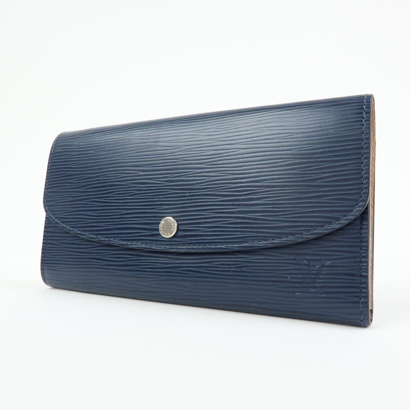 Louis Vuitton Epi Portefeuille Emilie Wallet Indigo Blue M60854