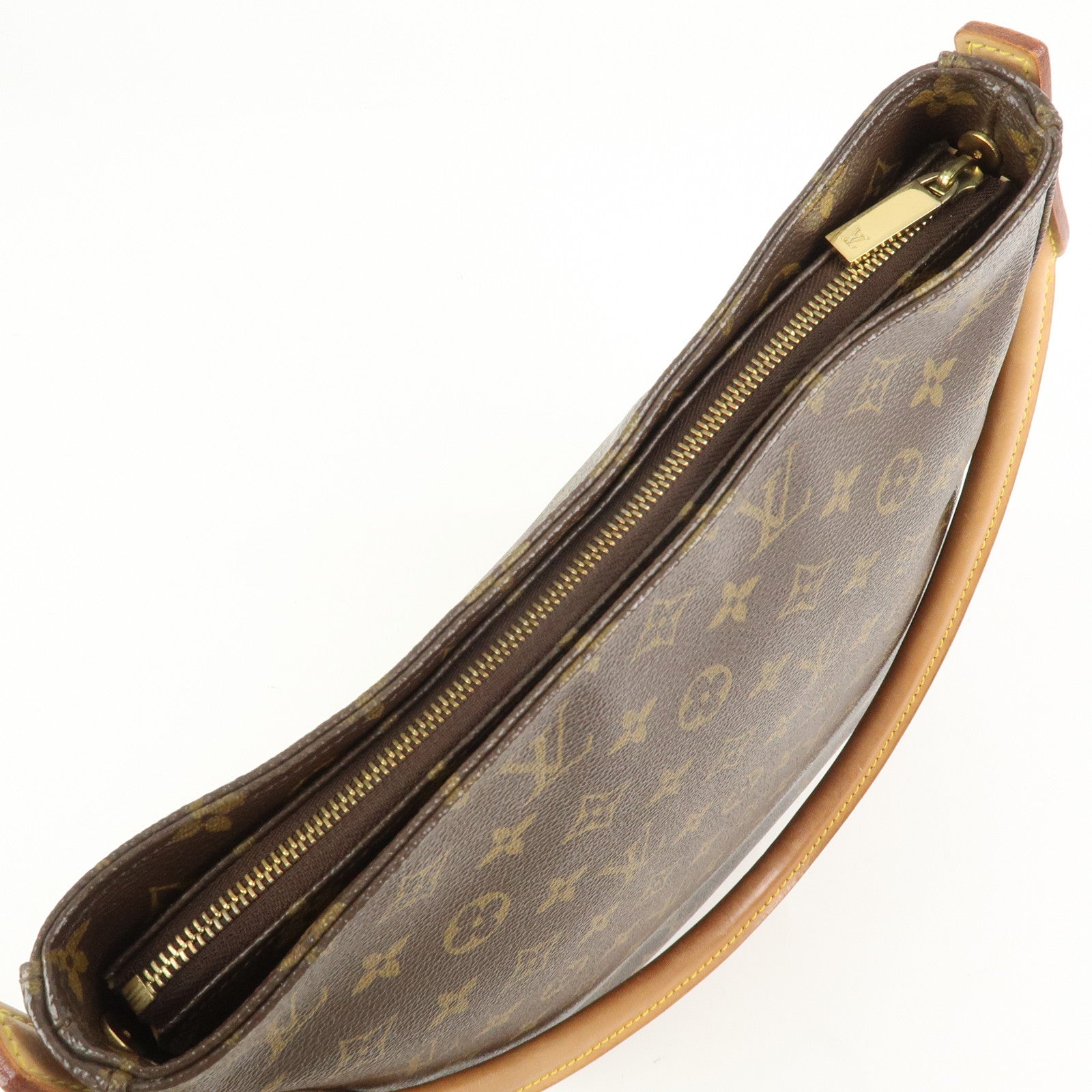 Louis Vuitton Monogram Looping GM Shoulder Bag Brown M51145