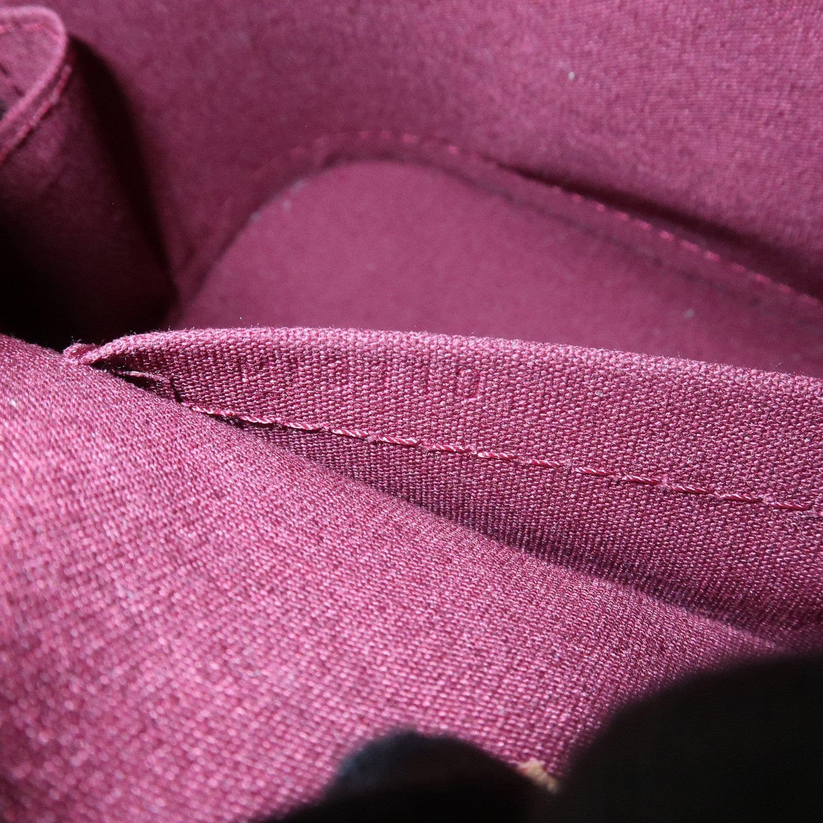 Louis Vuitton Monogram Vernis Alma BB 2Way Hand Bag Rouge M91676 Used