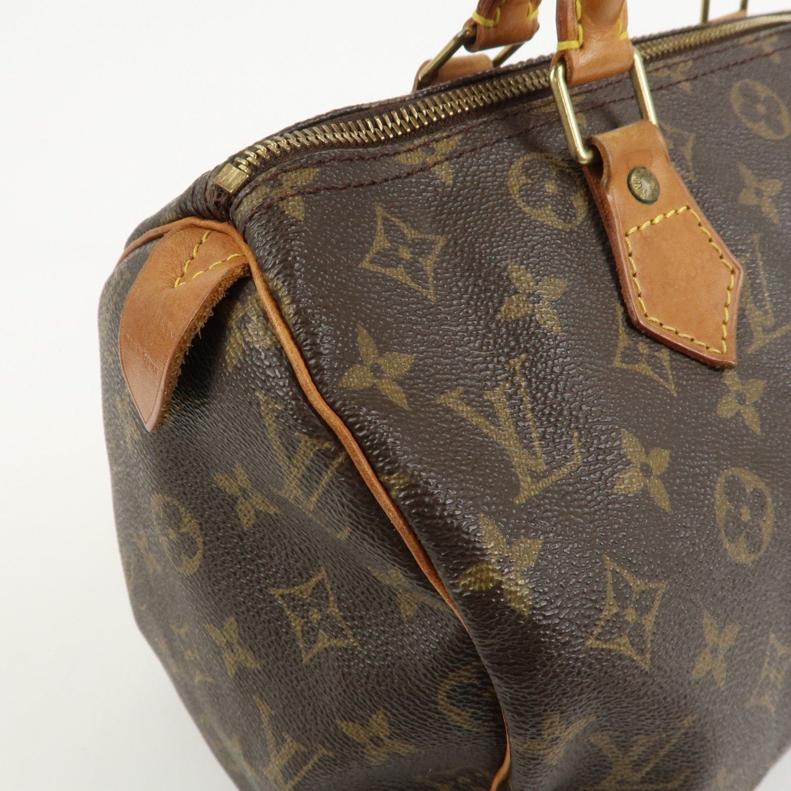 Louis Vuitton Monogram Speedy 30 Boston Bag Hand Bag Brown M41526