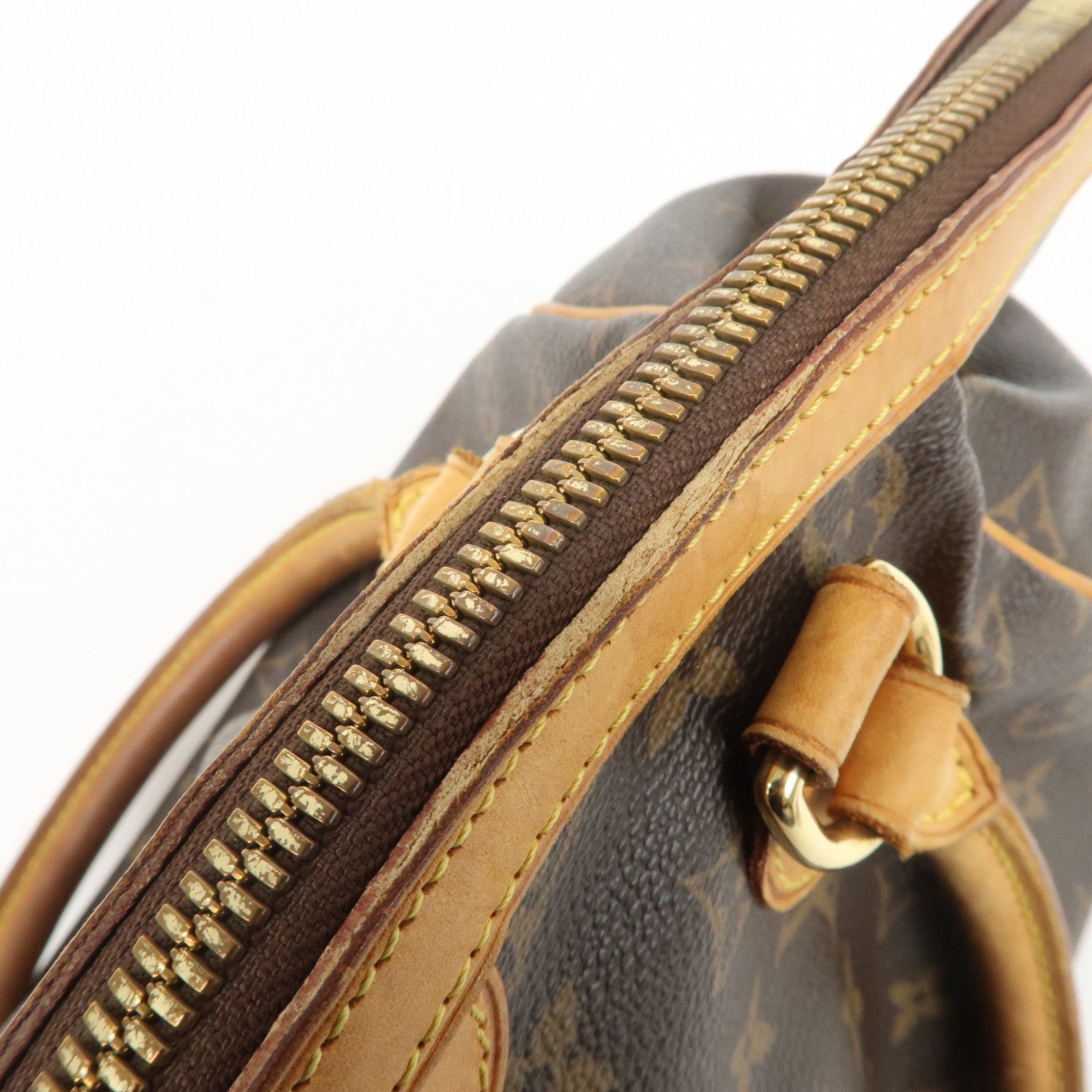 Louis Vuitton Monogram Tivoli PM Hand Bag Shoulder Bag Brown M40143