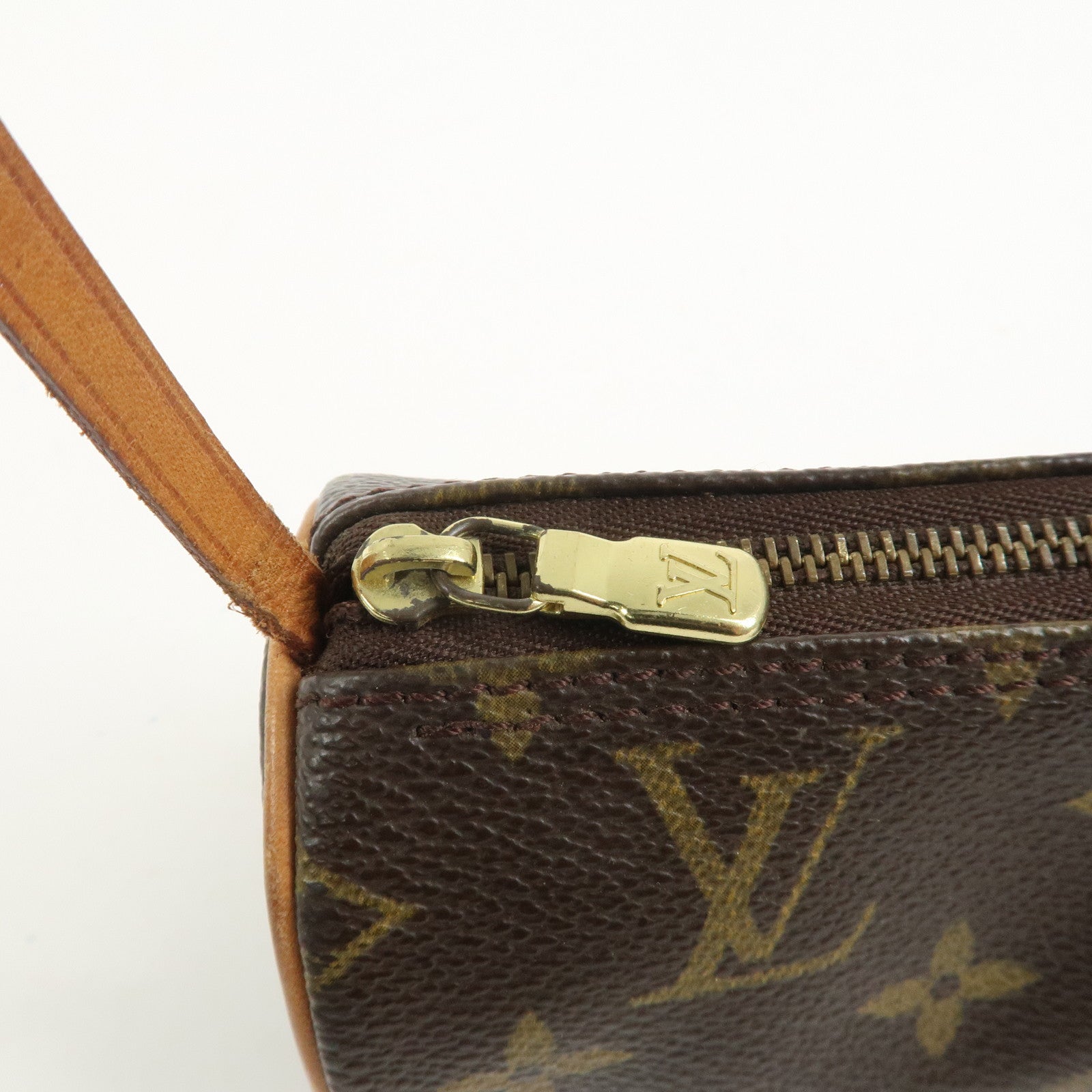 Louis Vuitton Mini Pouch for Papillon Bag New Style Brown