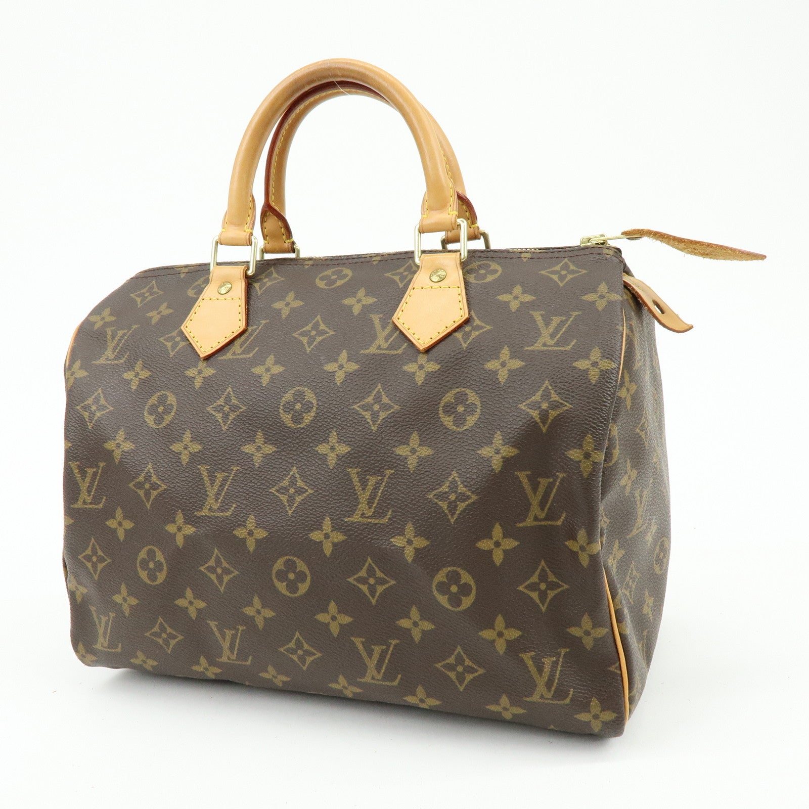 Louis Vuitton Monogram Speedy 30 Boston Bag Hand Bag Brown M41526